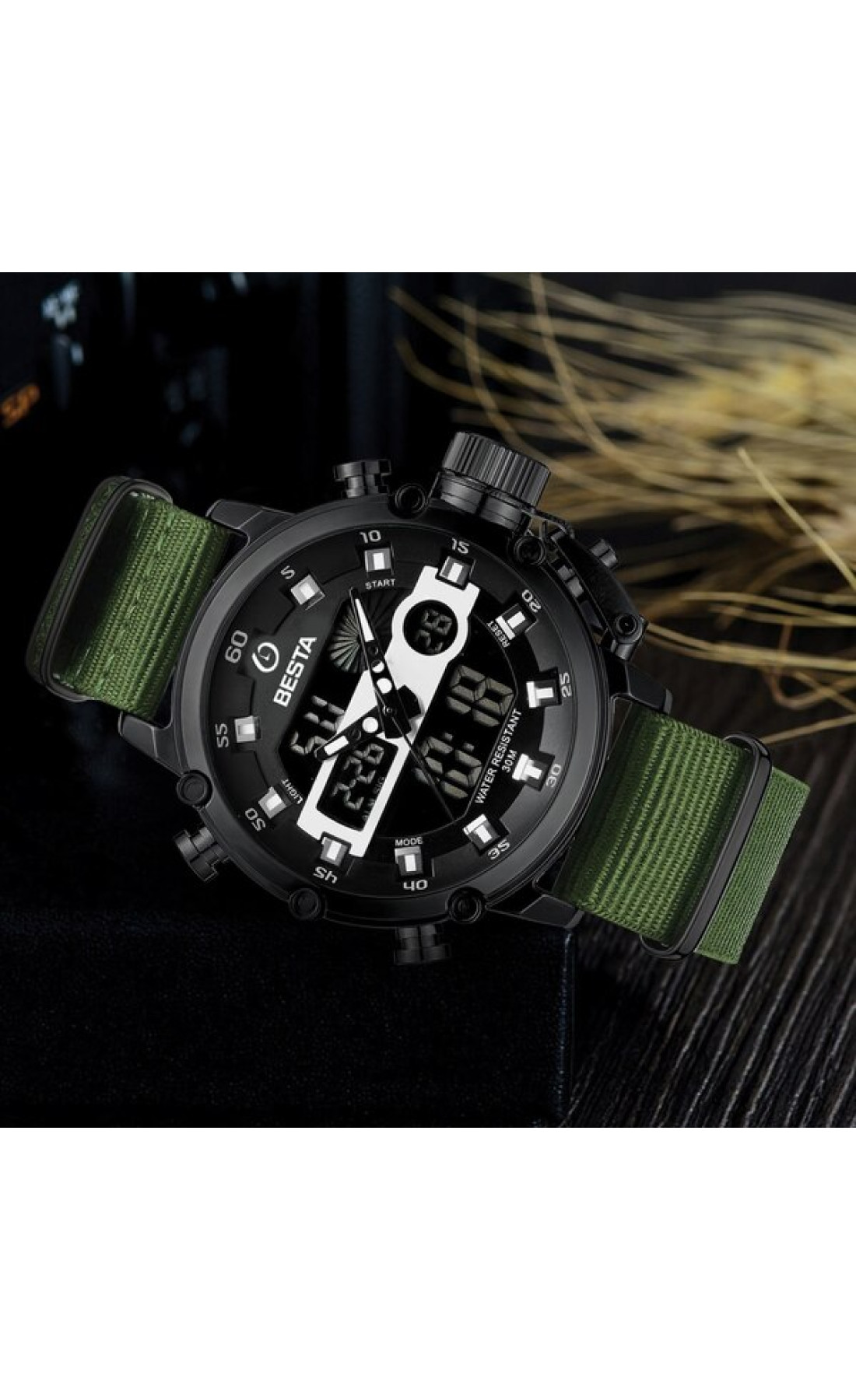 Чоловічий годинник  MegaLith Prof Green