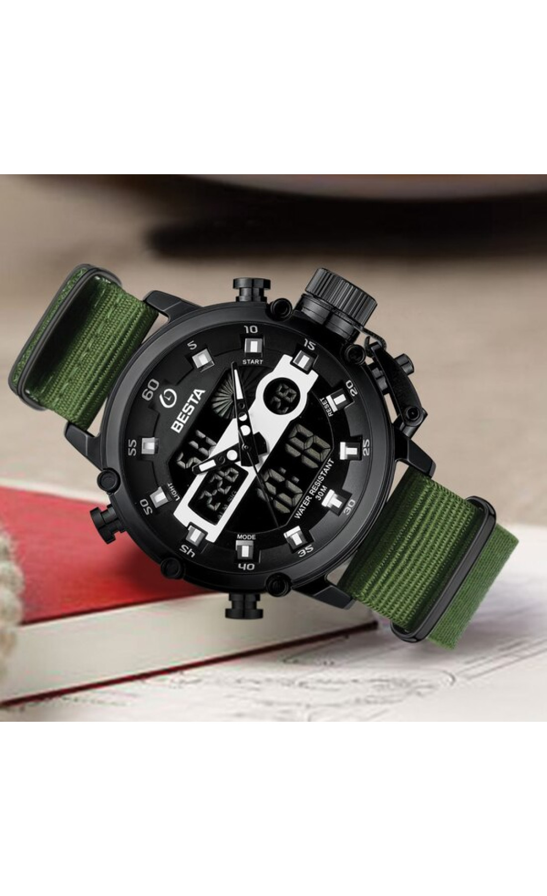 Чоловічий годинник  MegaLith Prof Green