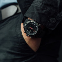 Чоловічий годинник  Naviforce Tesla Black NF9153