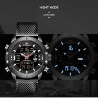 Чоловічий годинник  Naviforce Tesla Black NF9153