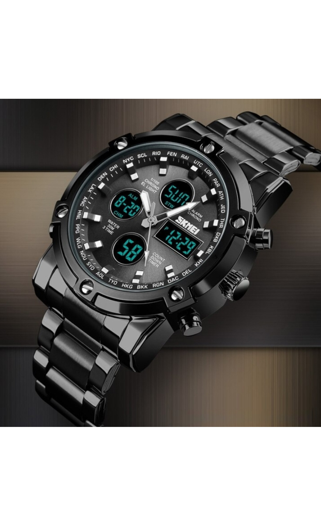 Чоловічий годинник  Skmei Molot Limited AllBlack