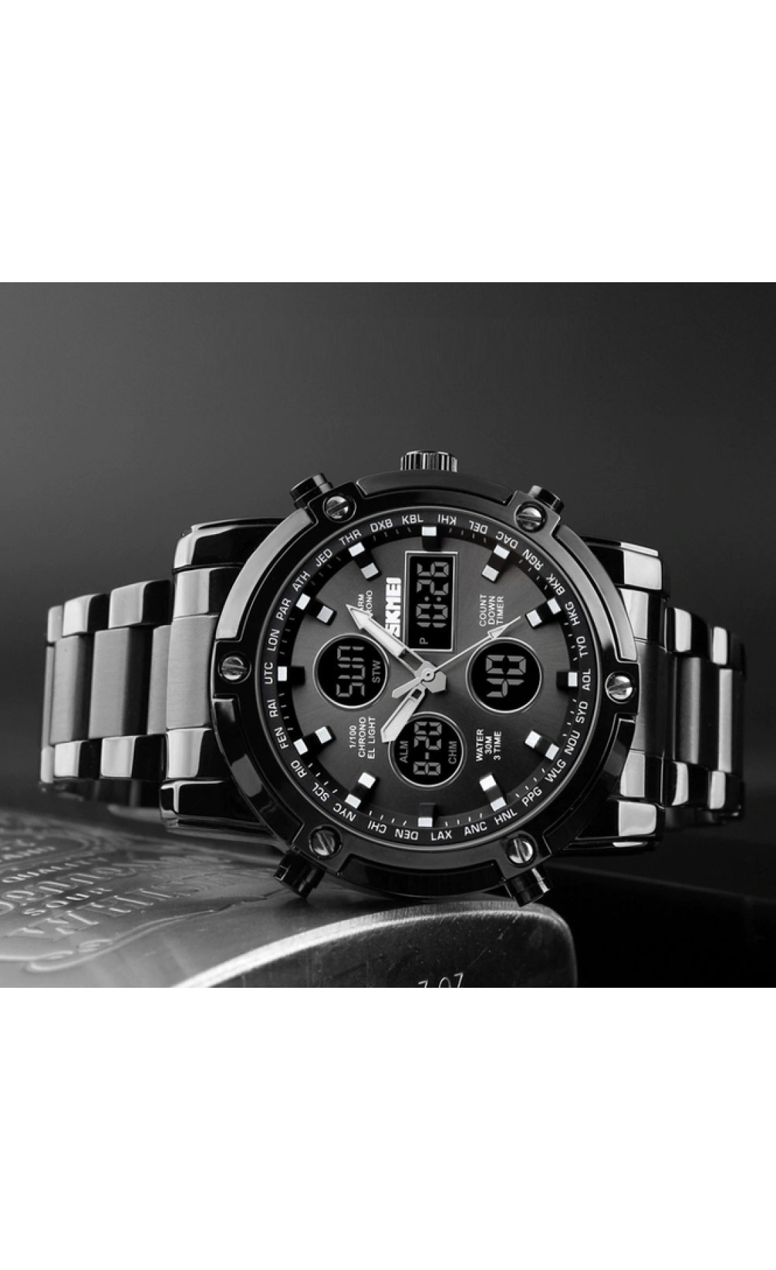 Чоловічий годинник  Skmei Molot Limited AllBlack