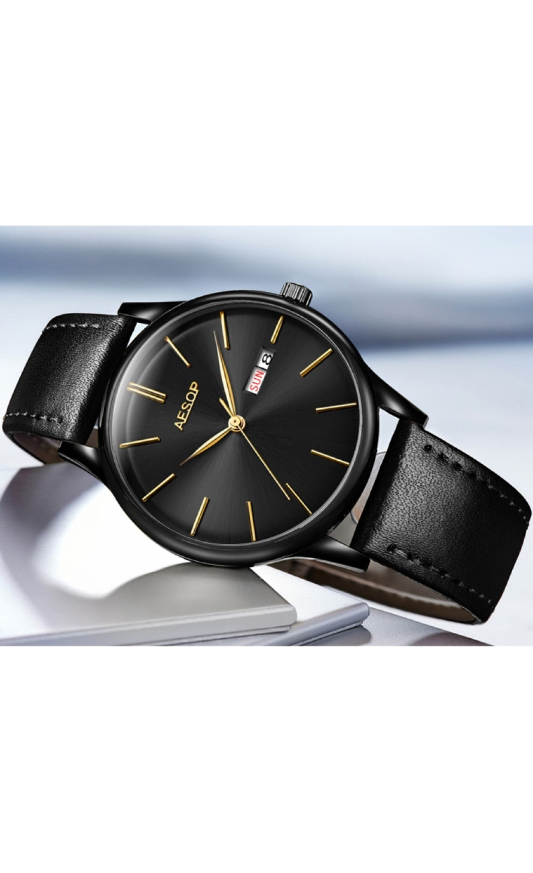 Чоловічий годинник  Aesop Black Edition