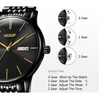 Чоловічий годинник  Aesop Black Edition