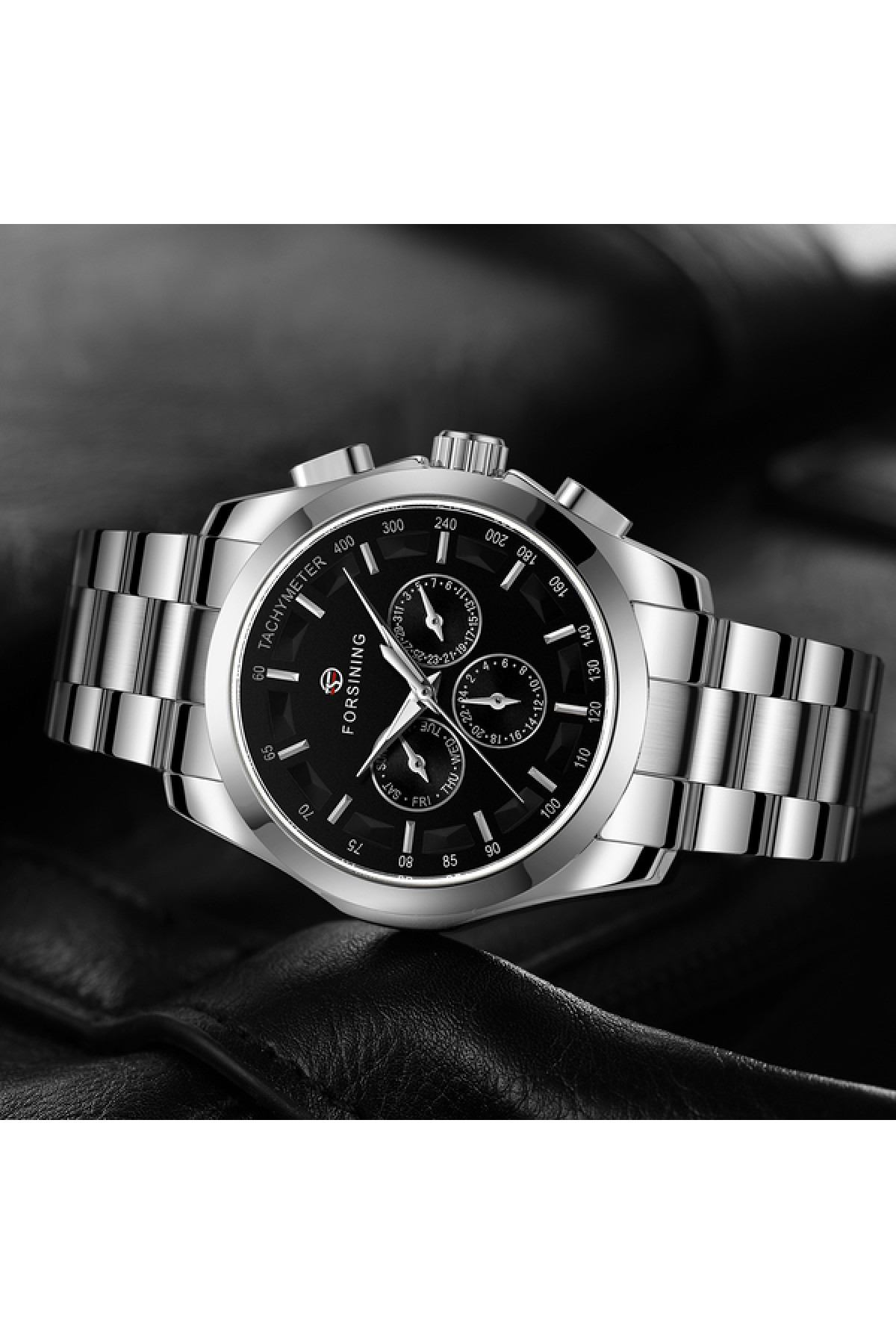 Чоловічий годинник  Forsining Walker Steel