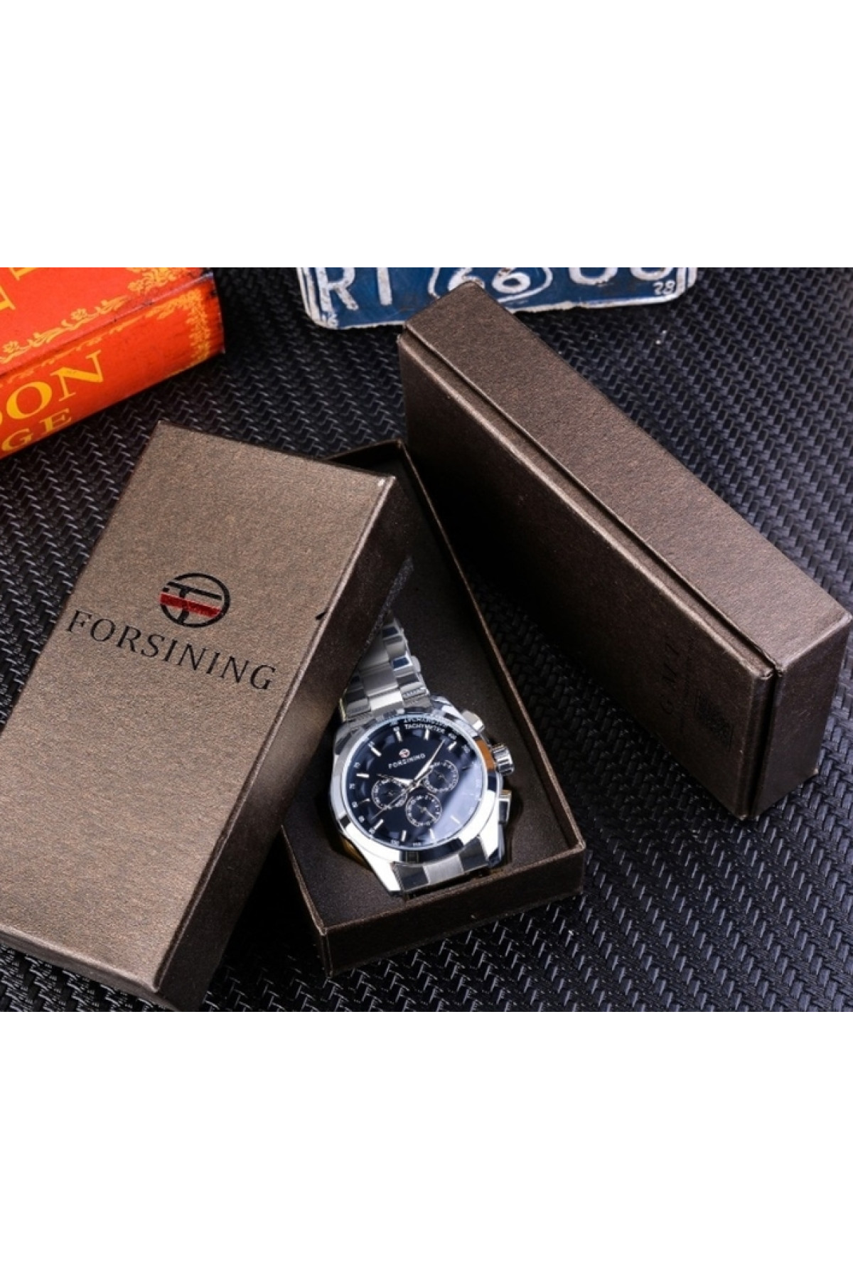 Чоловічий годинник  Forsining Walker Steel