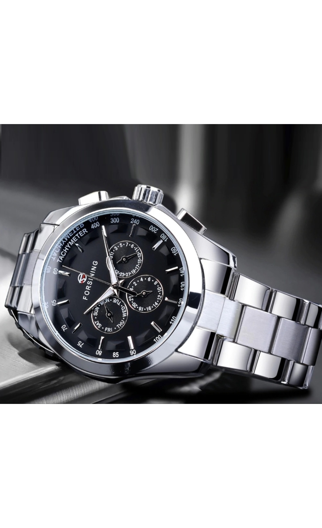 Чоловічий годинник  Forsining Walker Steel