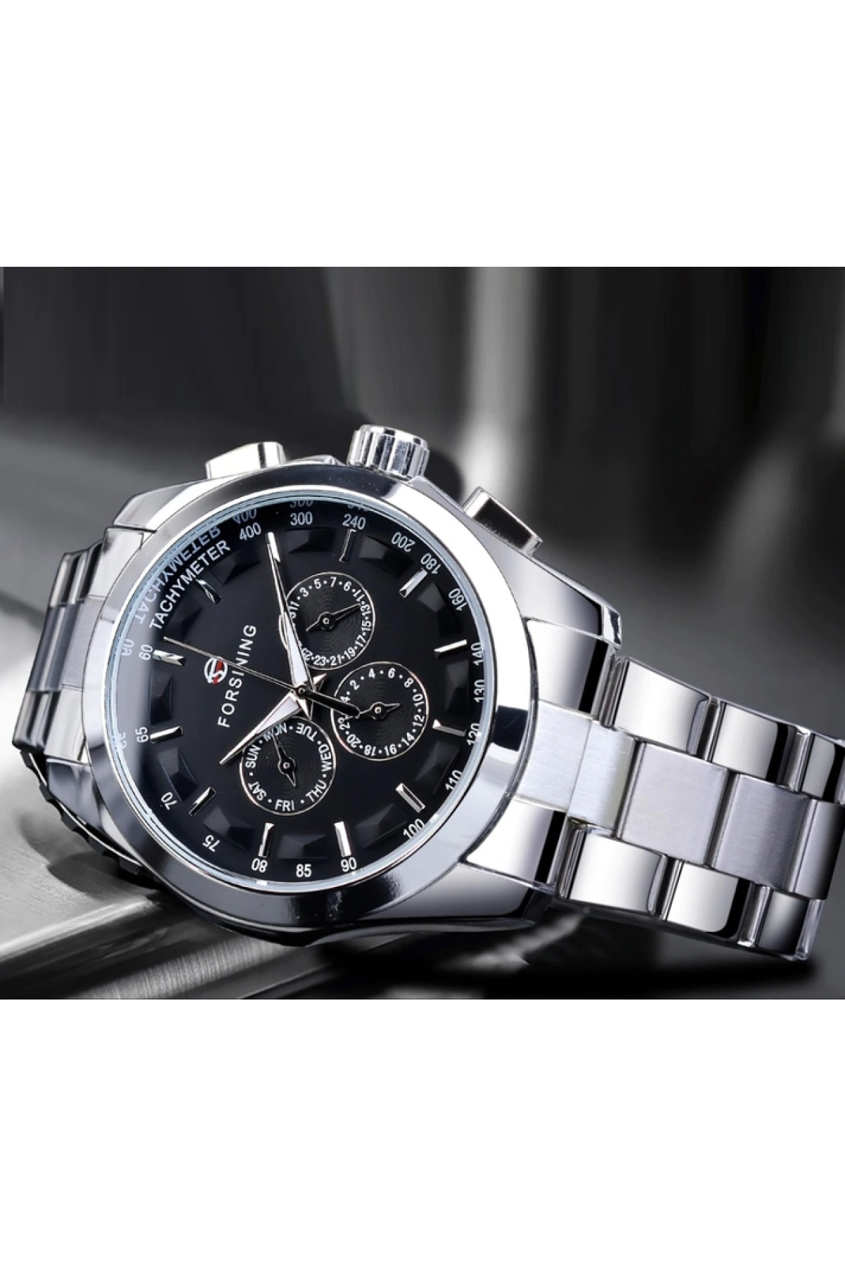 Чоловічий годинник  Forsining Walker Steel