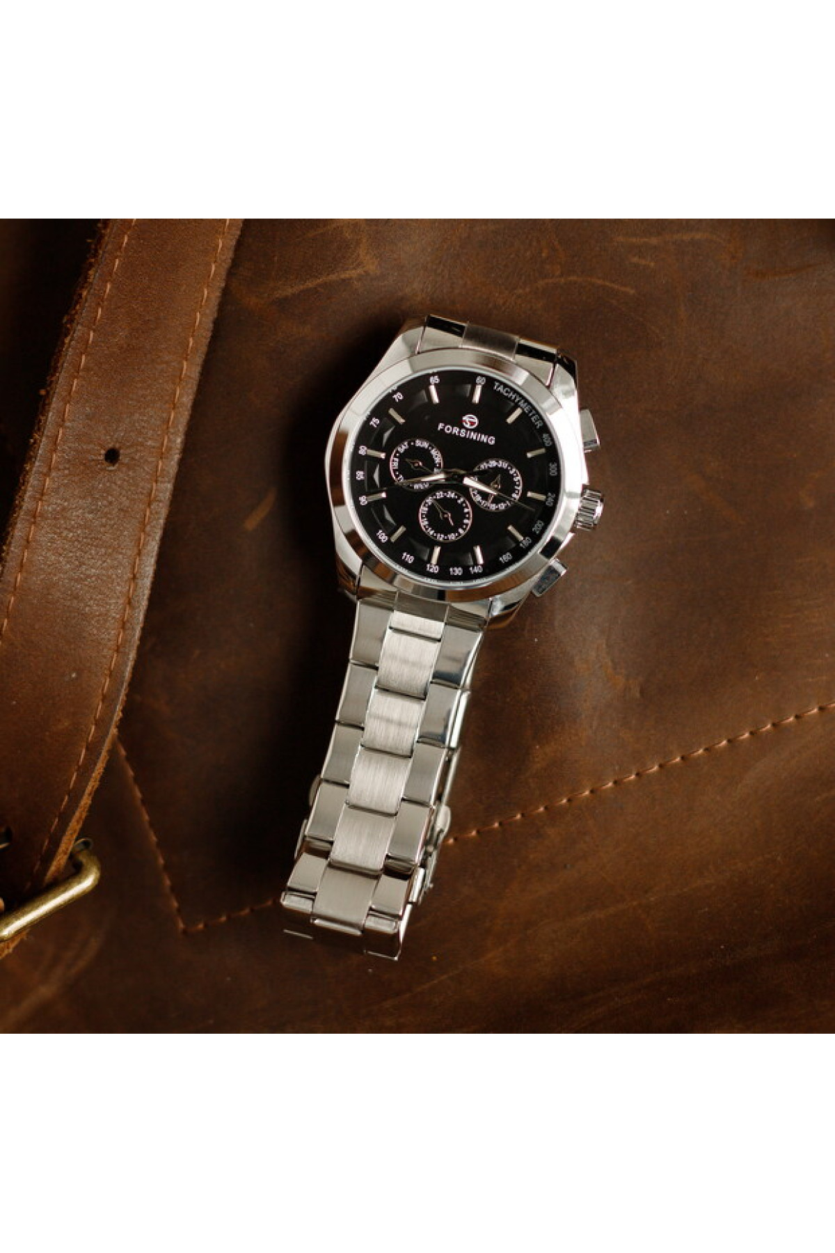 Чоловічий годинник  Forsining Walker Steel