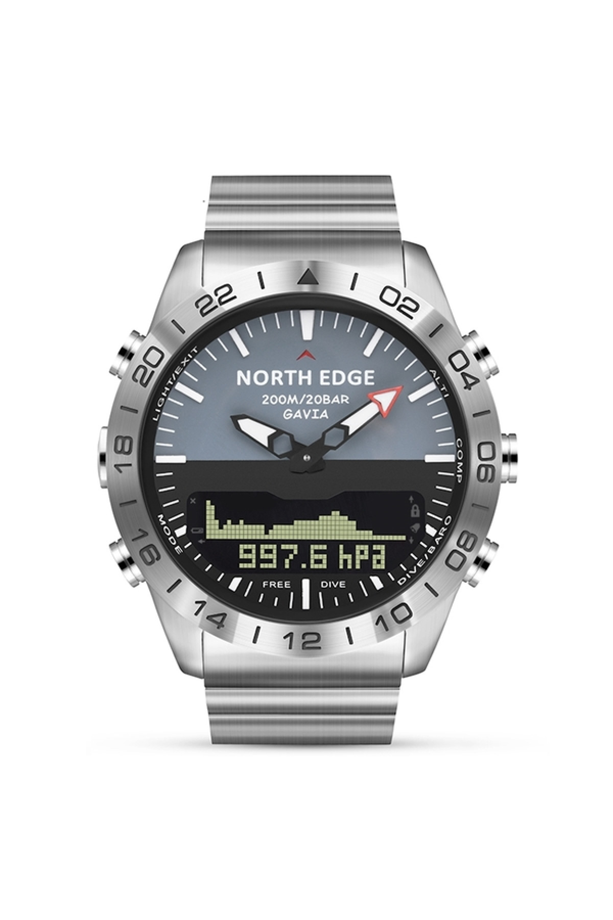 Чоловічий годинник  North Edge Gavia 20BAR