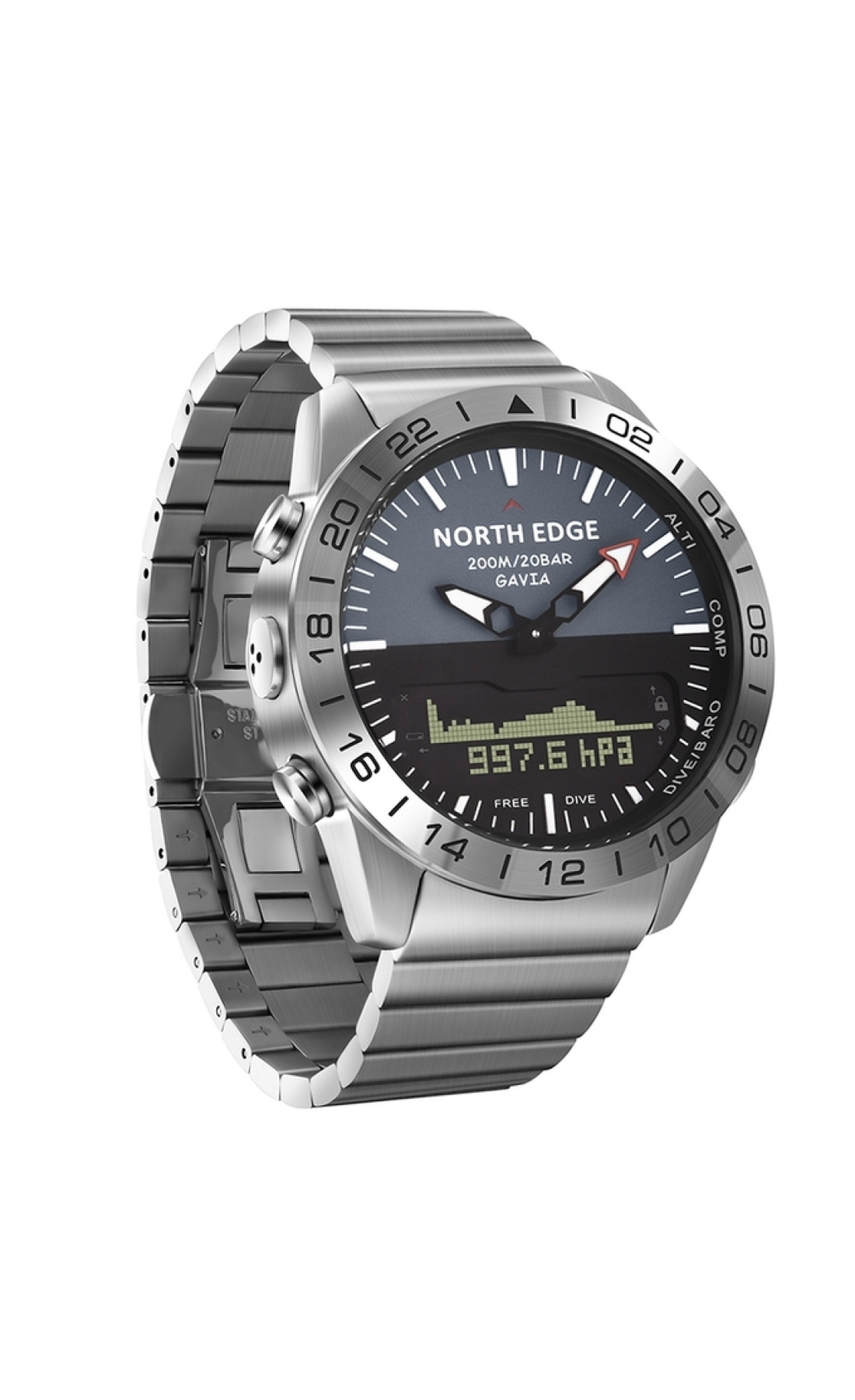 Чоловічий годинник  North Edge Gavia 20BAR