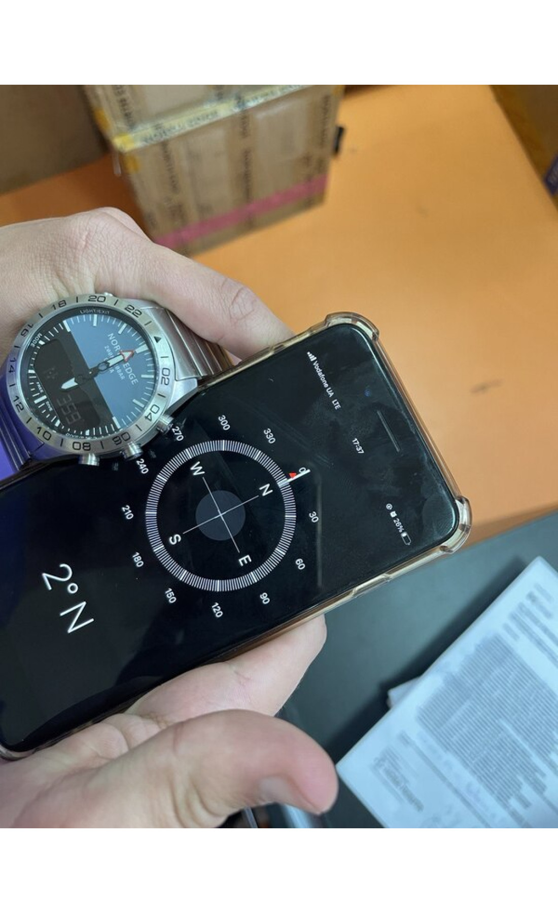 Чоловічий годинник  North Edge Gavia 20BAR