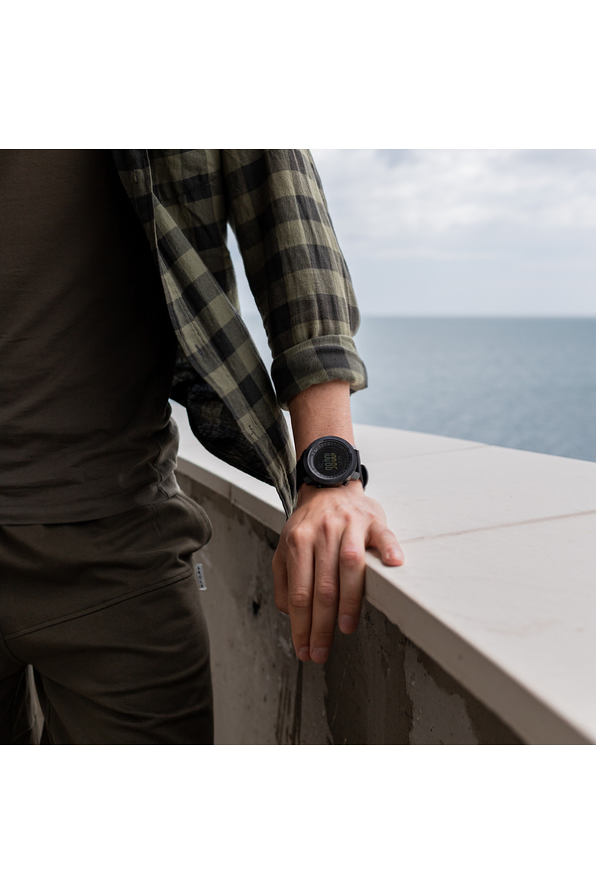 Чоловічий годинник  North Edge Apache 5BAR з компасом