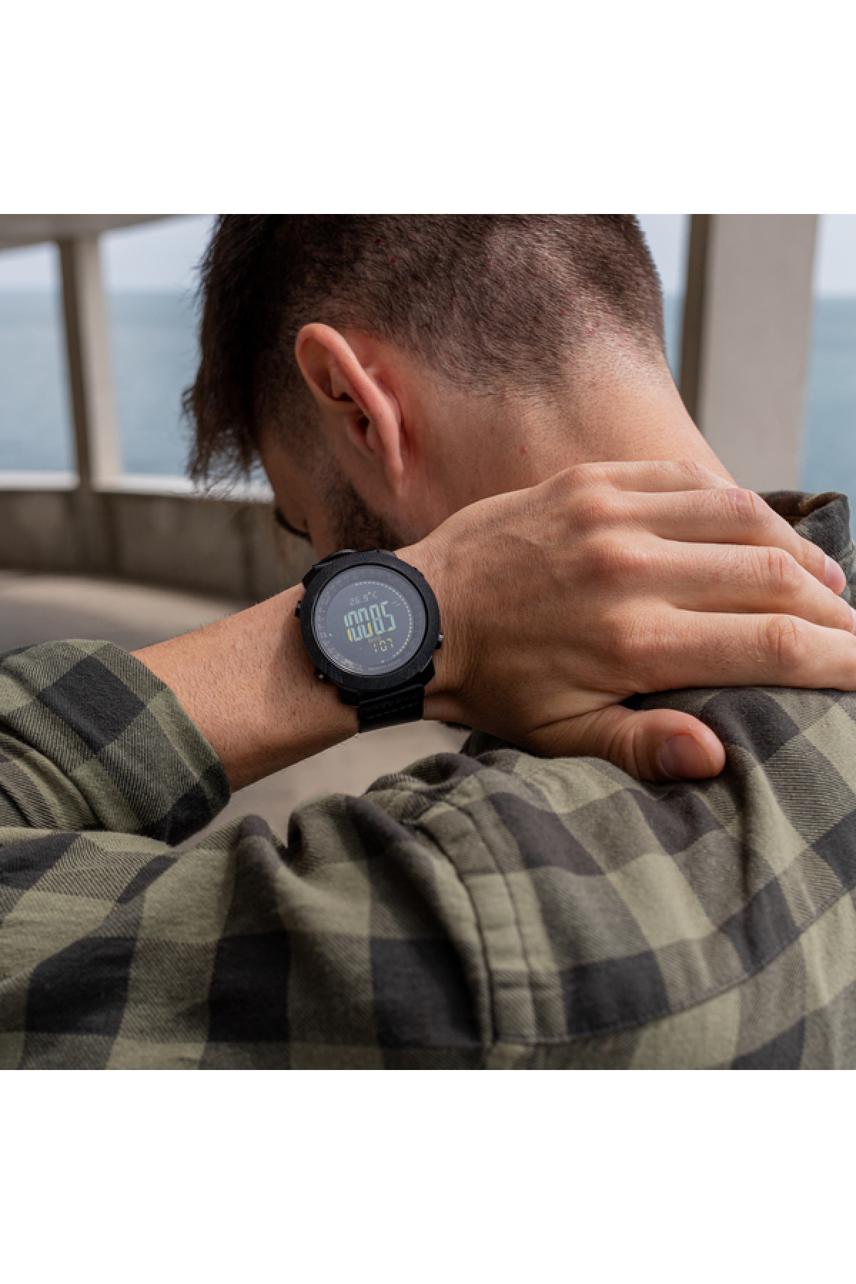 Чоловічий годинник  North Edge Apache 5BAR з компасом