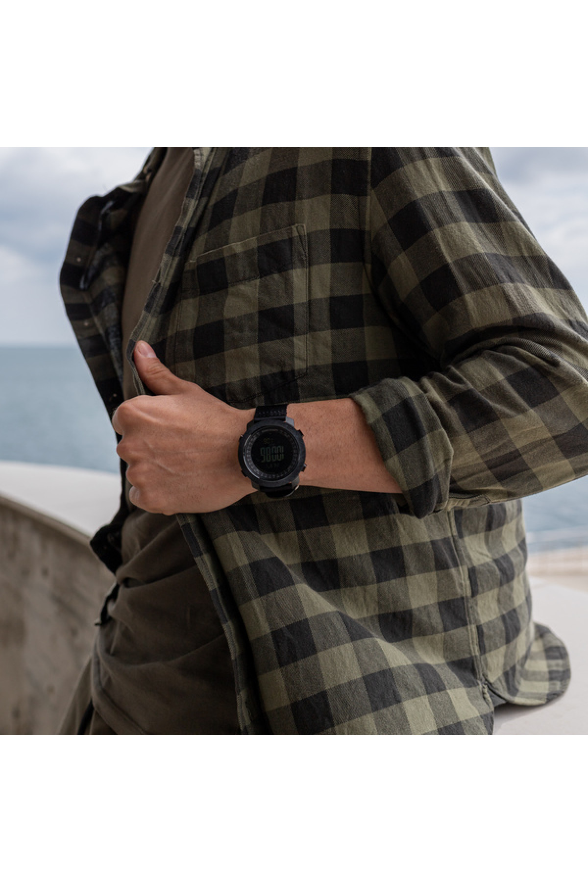 Чоловічий годинник  North Edge Apache 5BAR з компасом