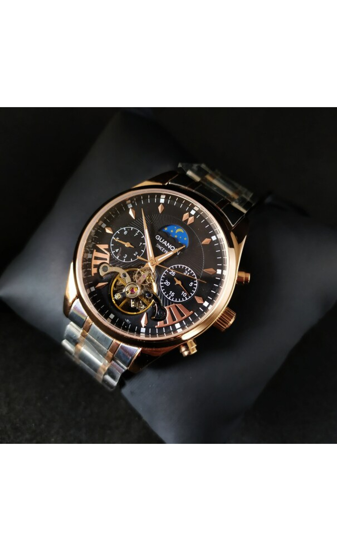 Чоловічий годинник  Guanquin Prestige Gold