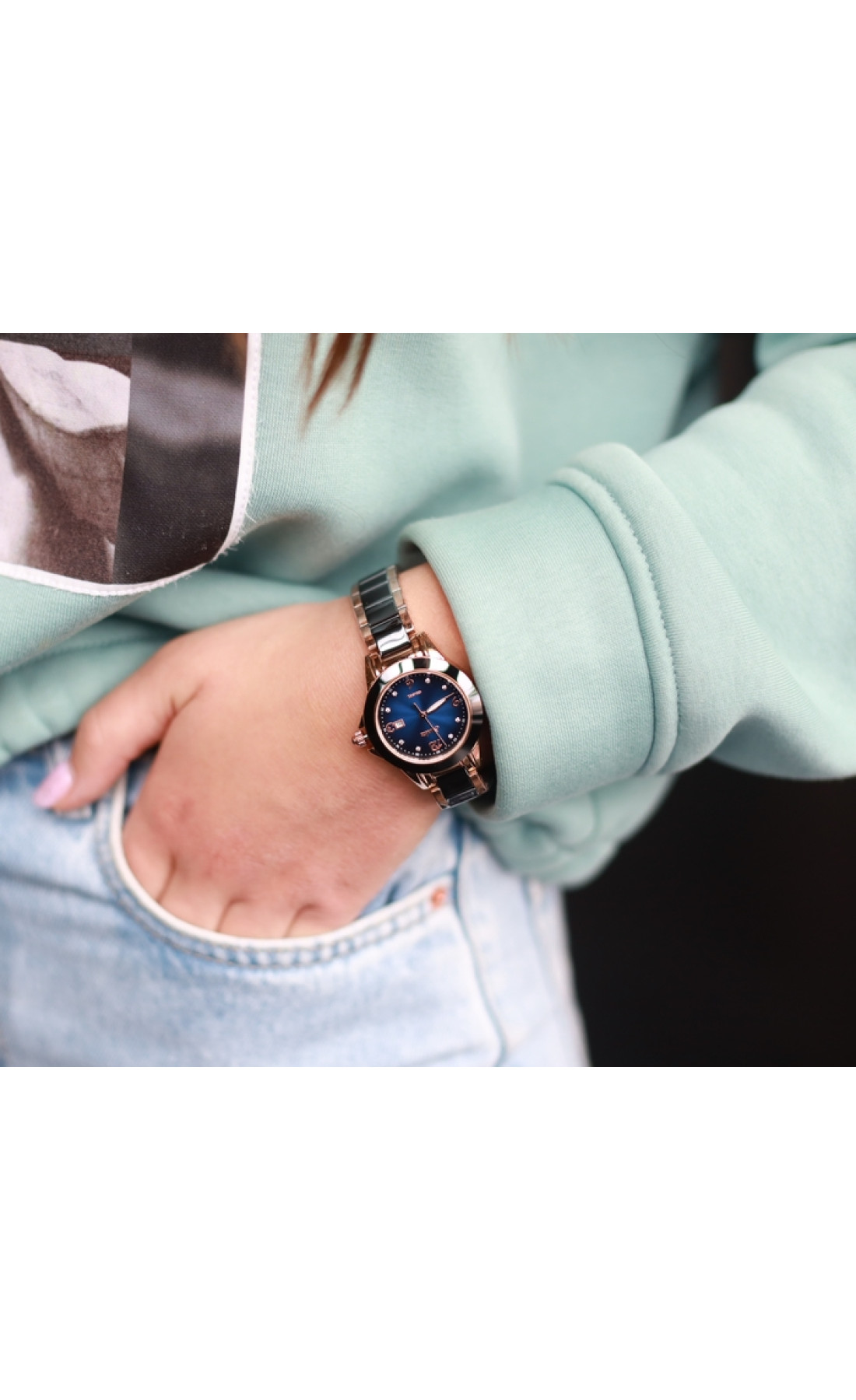 Жіночий годинник  Sunkta Ceramic