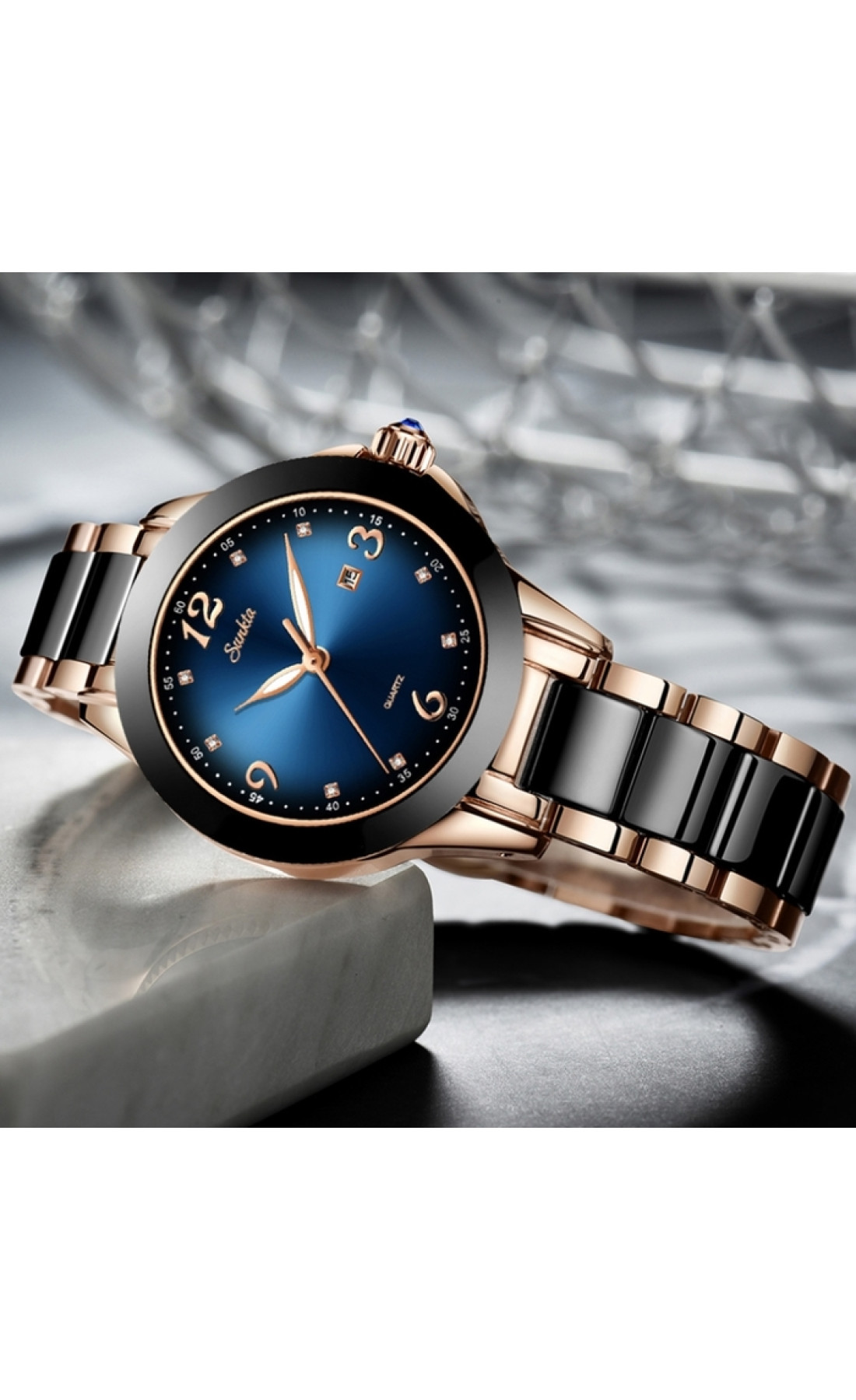 Жіночий годинник  Sunkta Ceramic