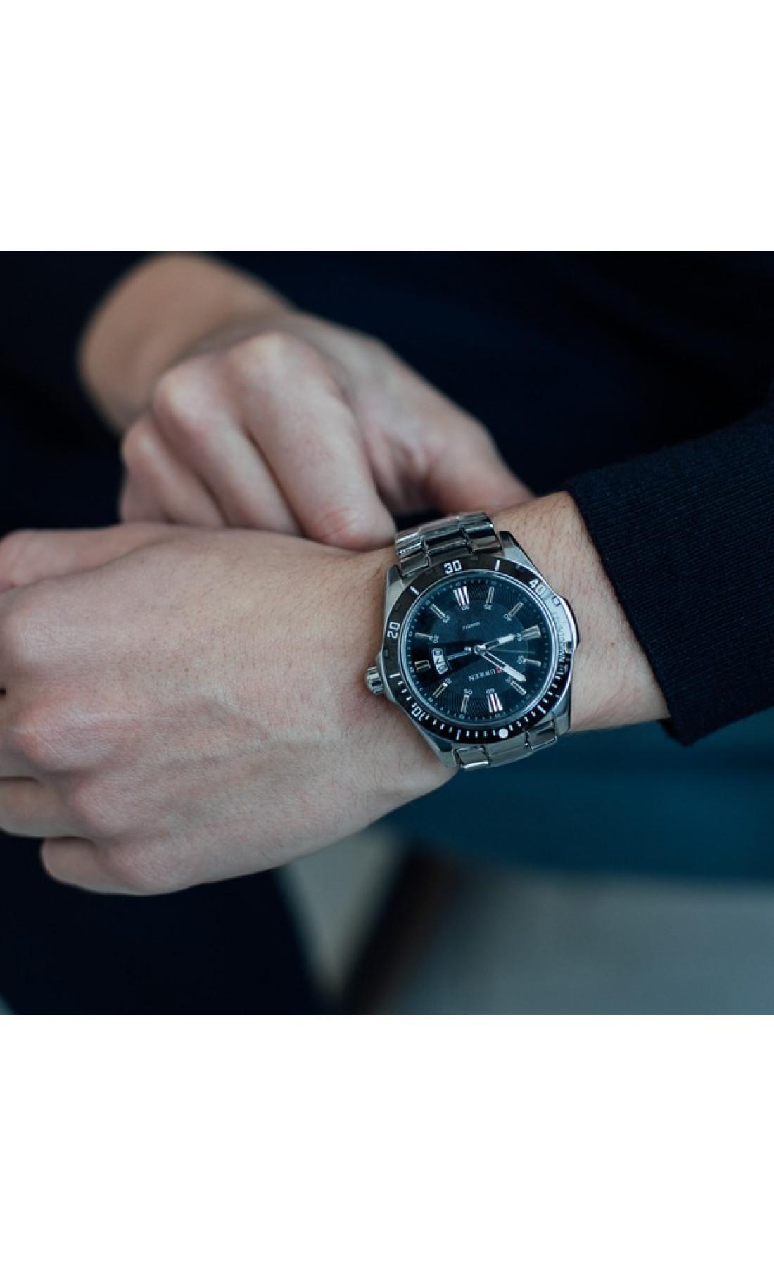 Чоловічий годинник  Curren Quartz