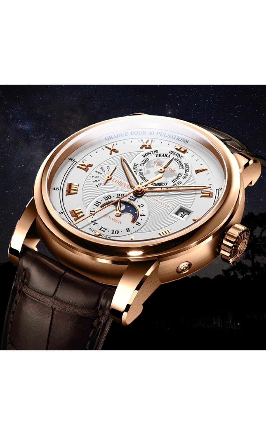 Чоловічий годинник  Lobinni Business