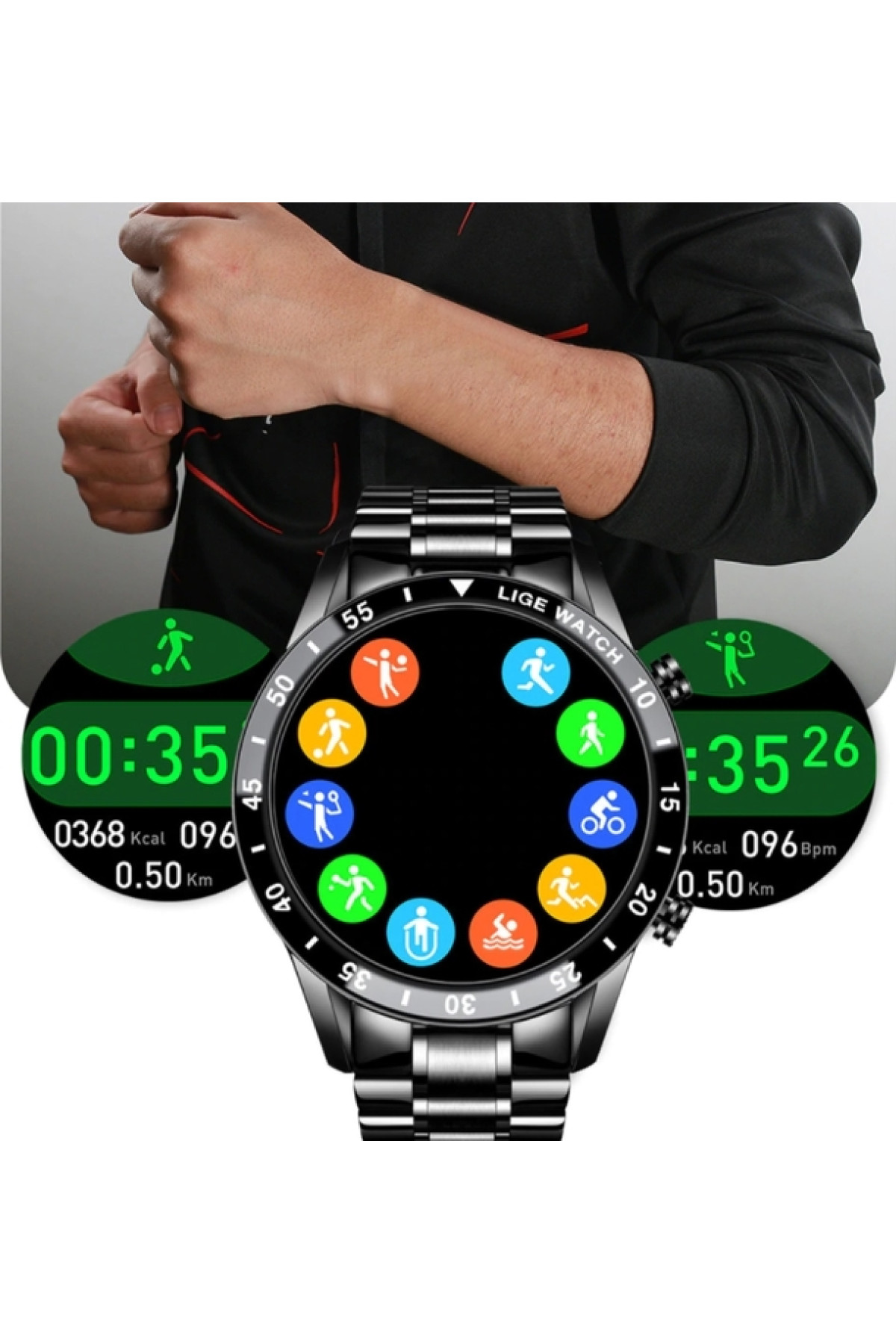 Смарт годинник  Smart Power Nano Black