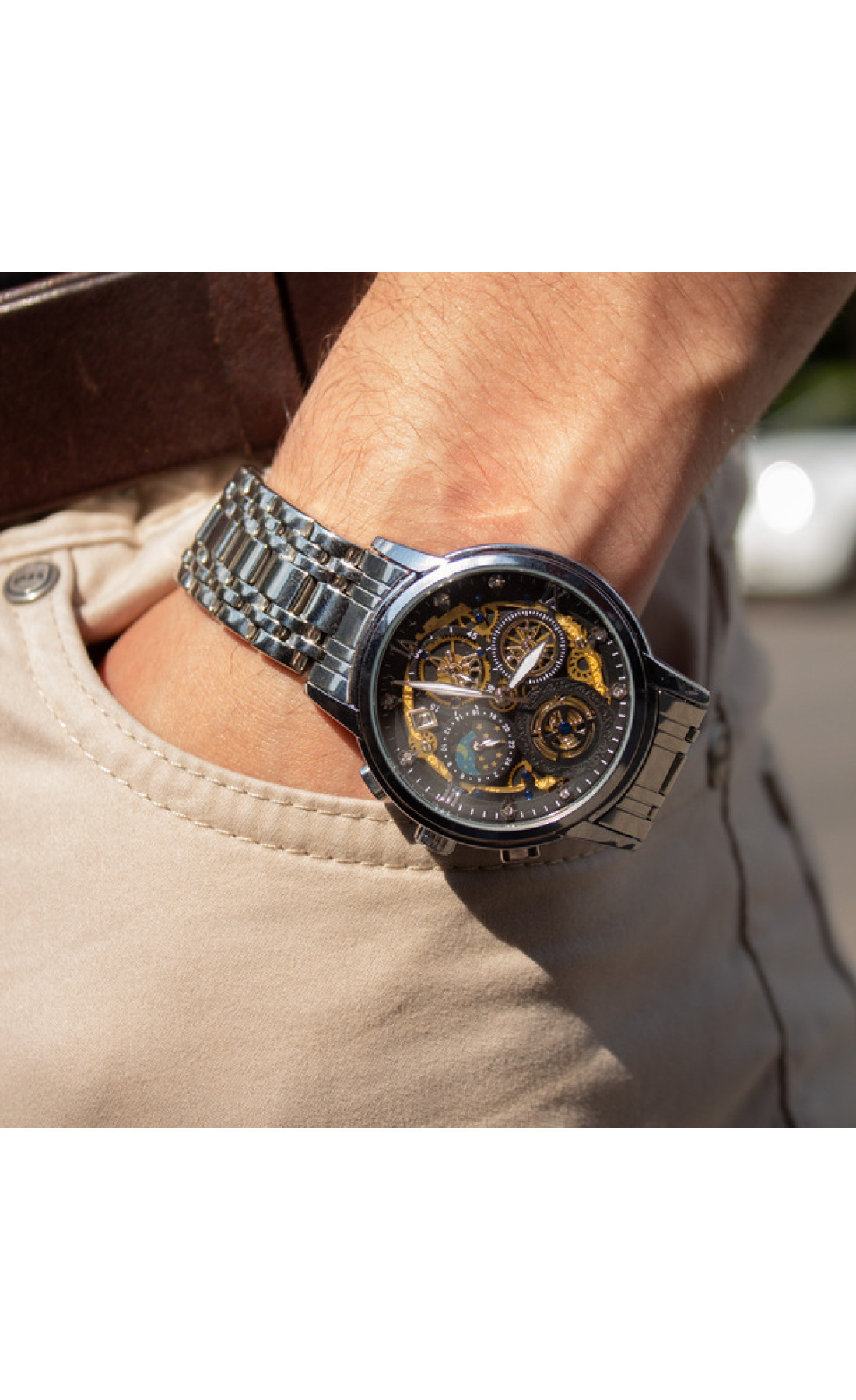 Чоловічий годинник  WishDoIt Baks