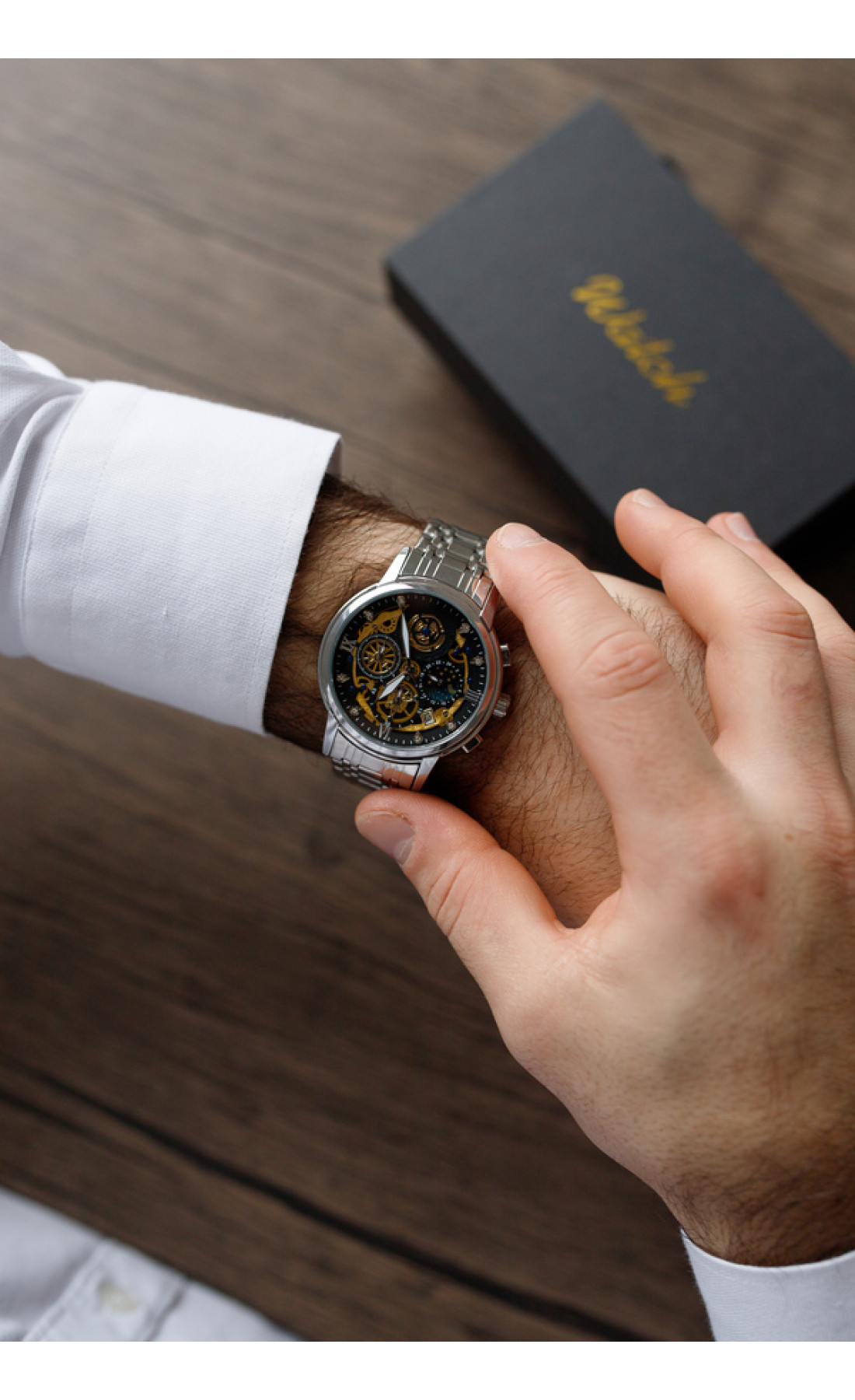 Чоловічий годинник  WishDoIt Baks