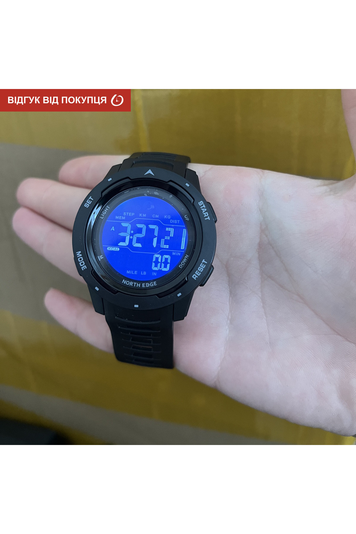 Чоловічий годинник  North Edge MARS Pro Black 5BAR