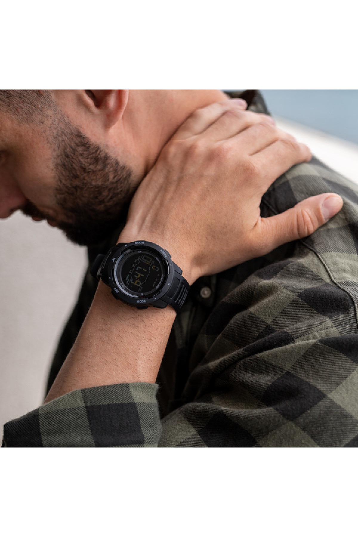 Чоловічий годинник  North Edge MARS Pro Black 5BAR