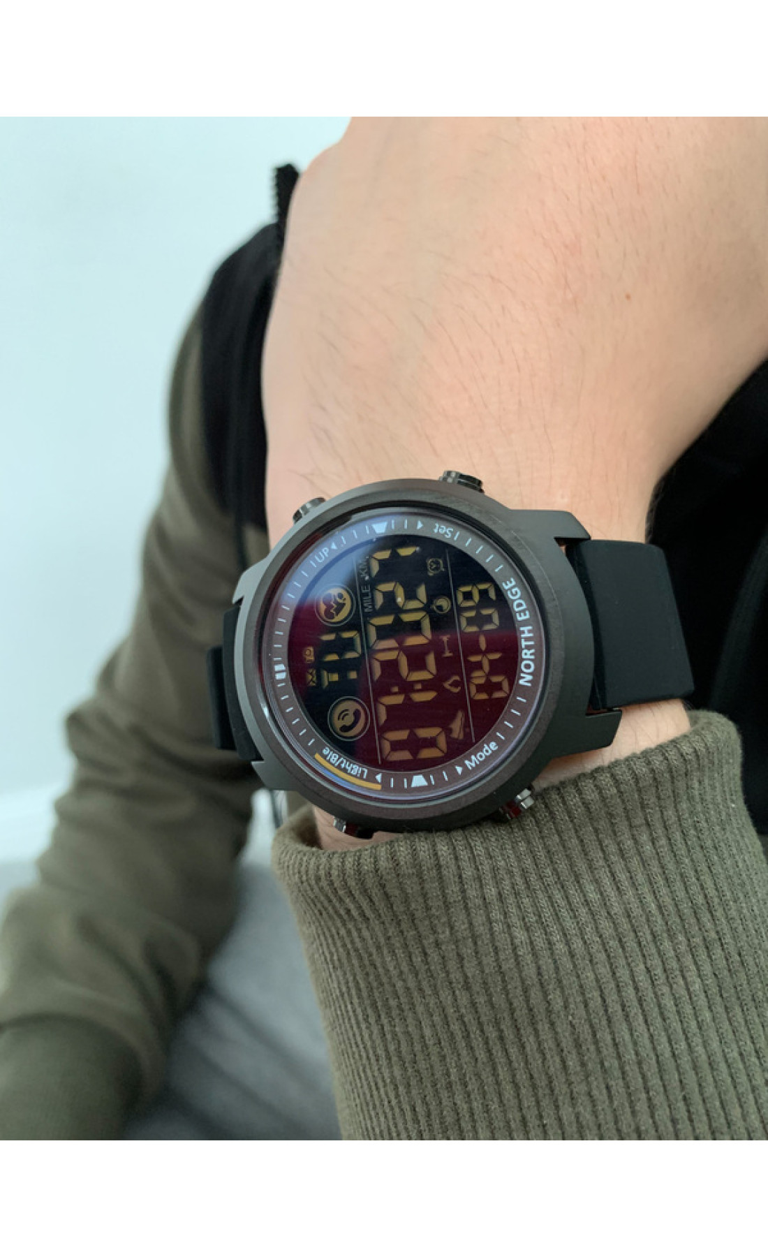 Чоловічий годинник  North Edge Laker Black 5BAR