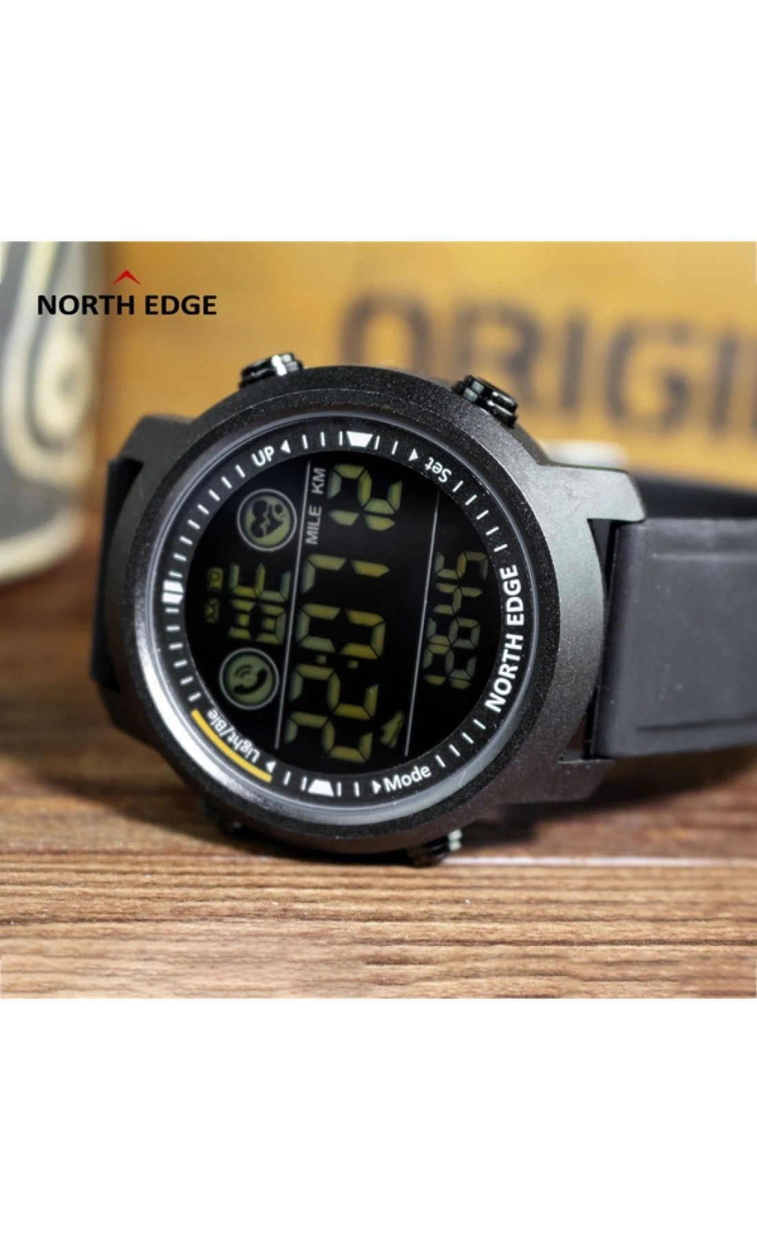 Чоловічий годинник  North Edge Laker Black 5BAR