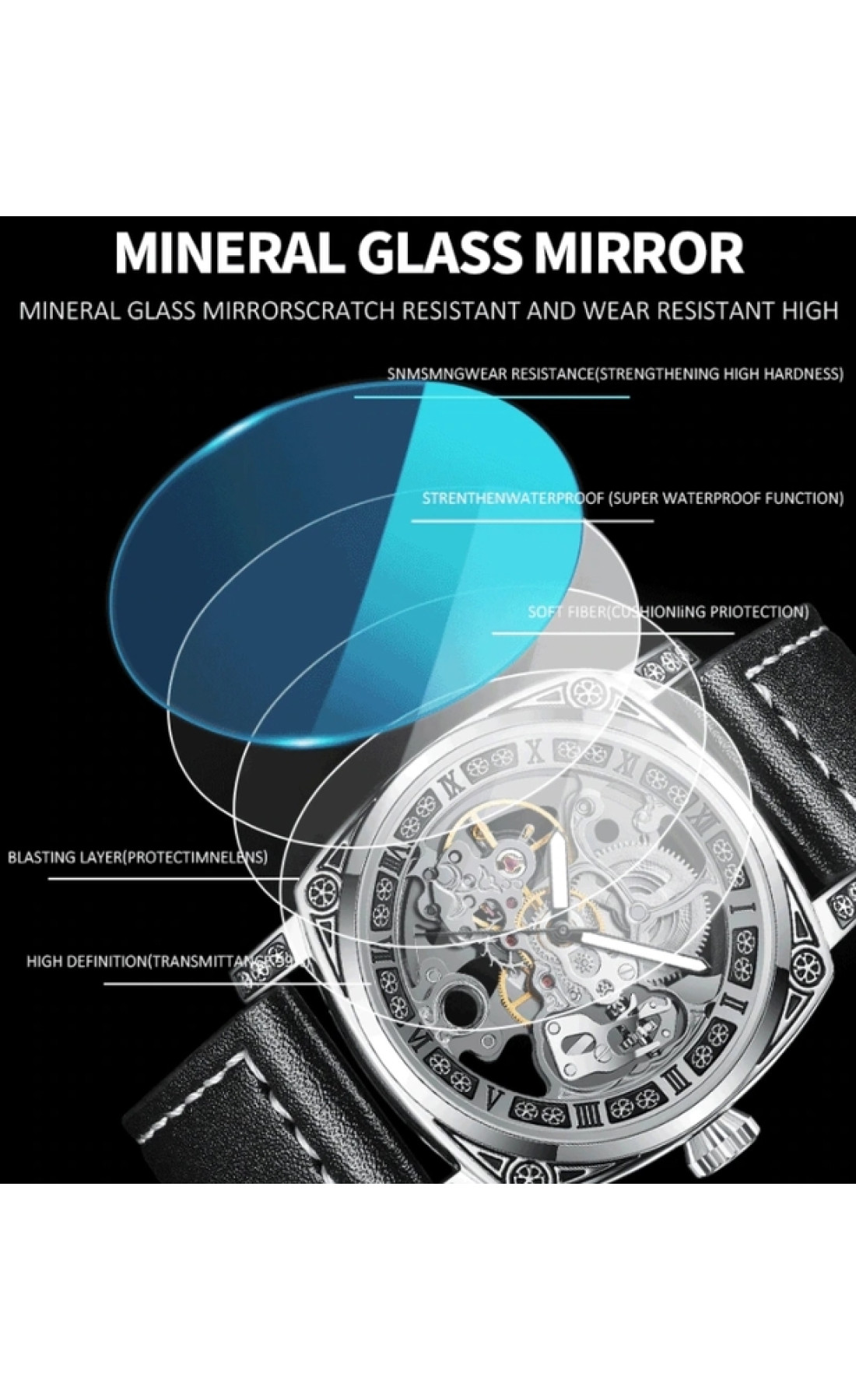 Чоловічий годинник  WishDoIt Baron