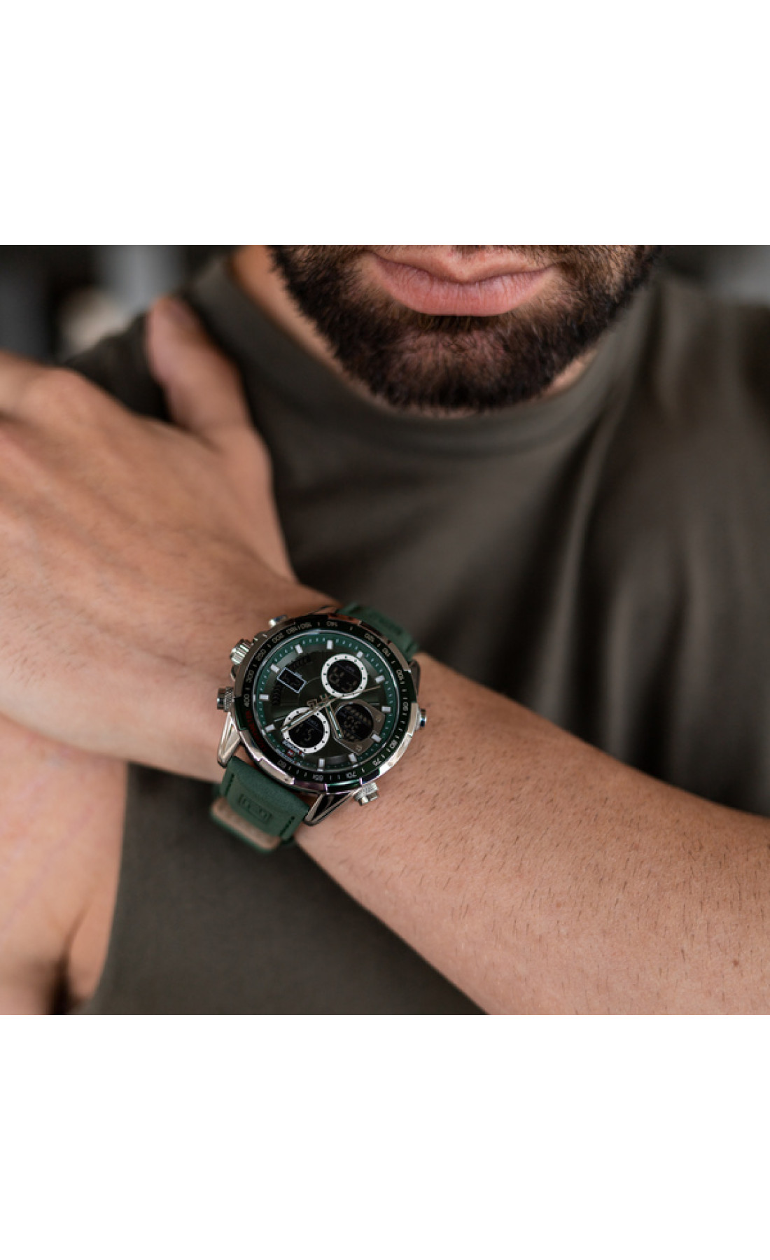 Чоловічий годинник  Naviforce Fly ArmyGreen