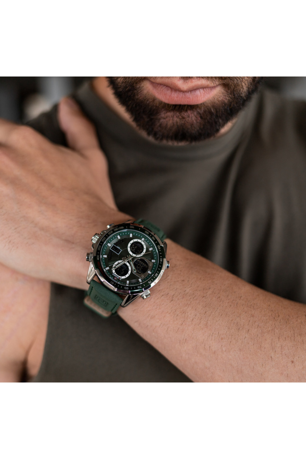 Чоловічий годинник  Naviforce Fly ArmyGreen