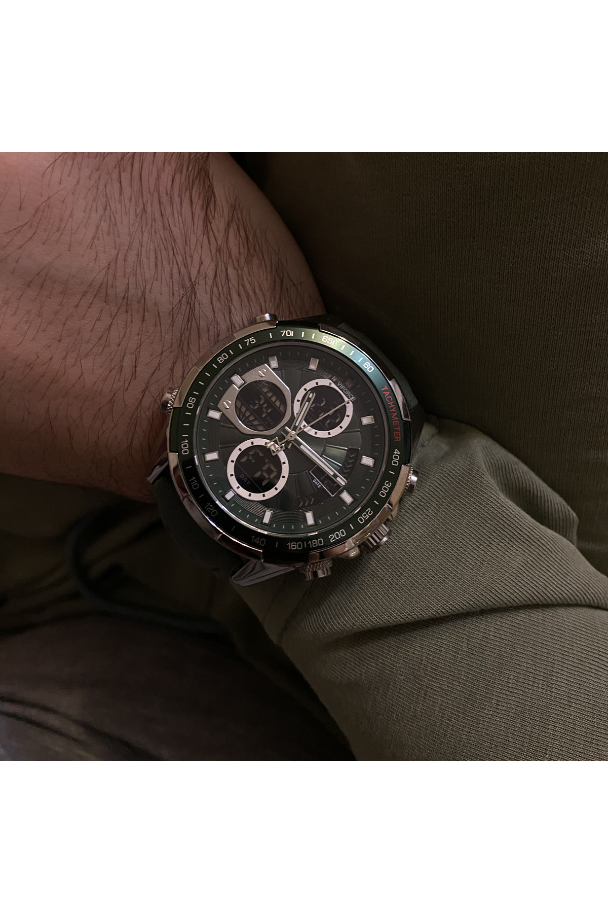 Чоловічий годинник  Naviforce Fly ArmyGreen