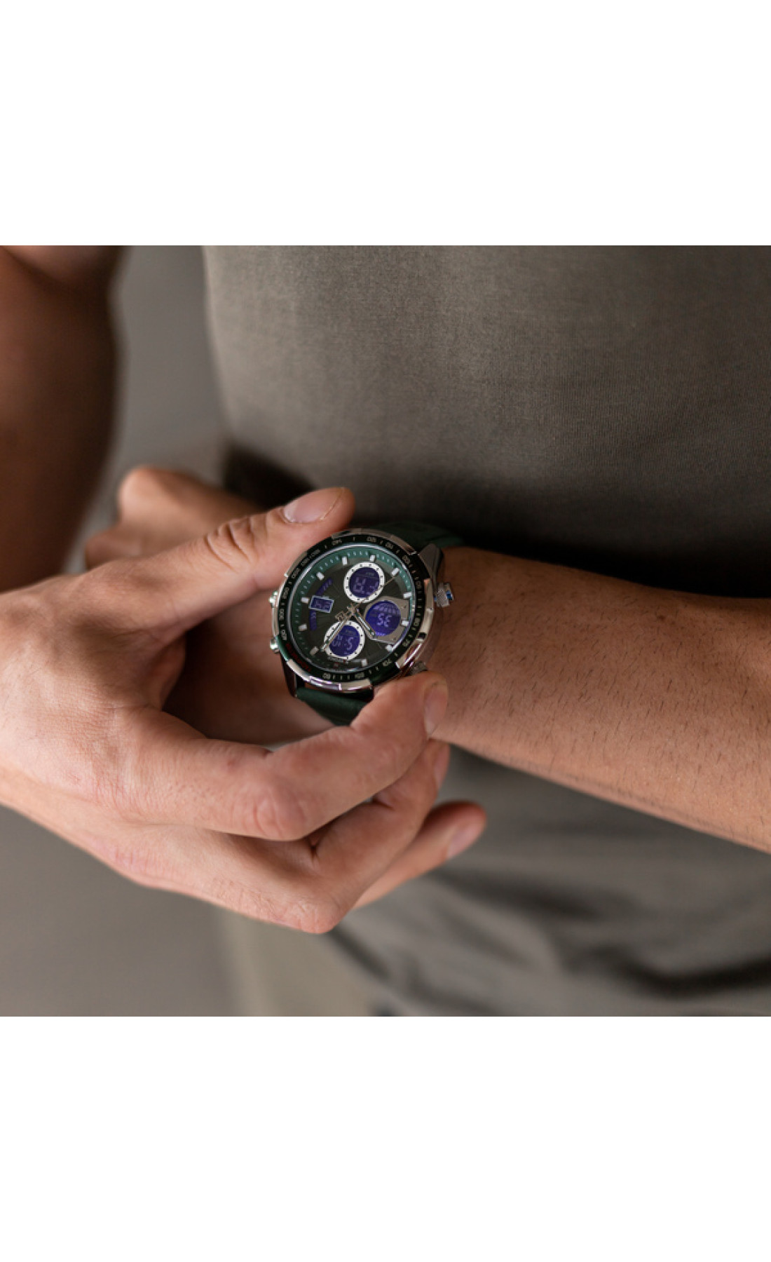 Чоловічий годинник  Naviforce Fly ArmyGreen