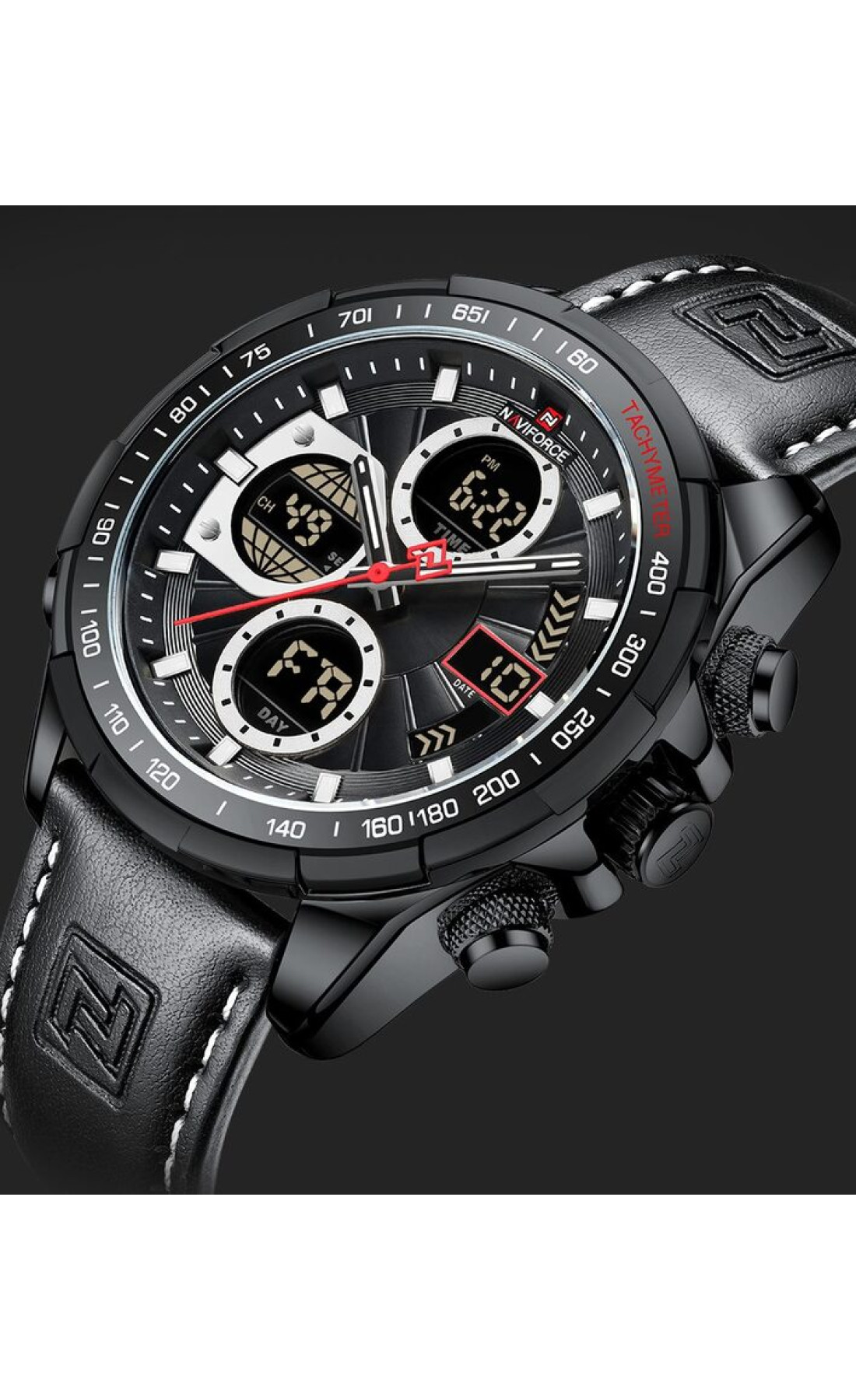 Чоловічий годинник  Naviforce Fly Black