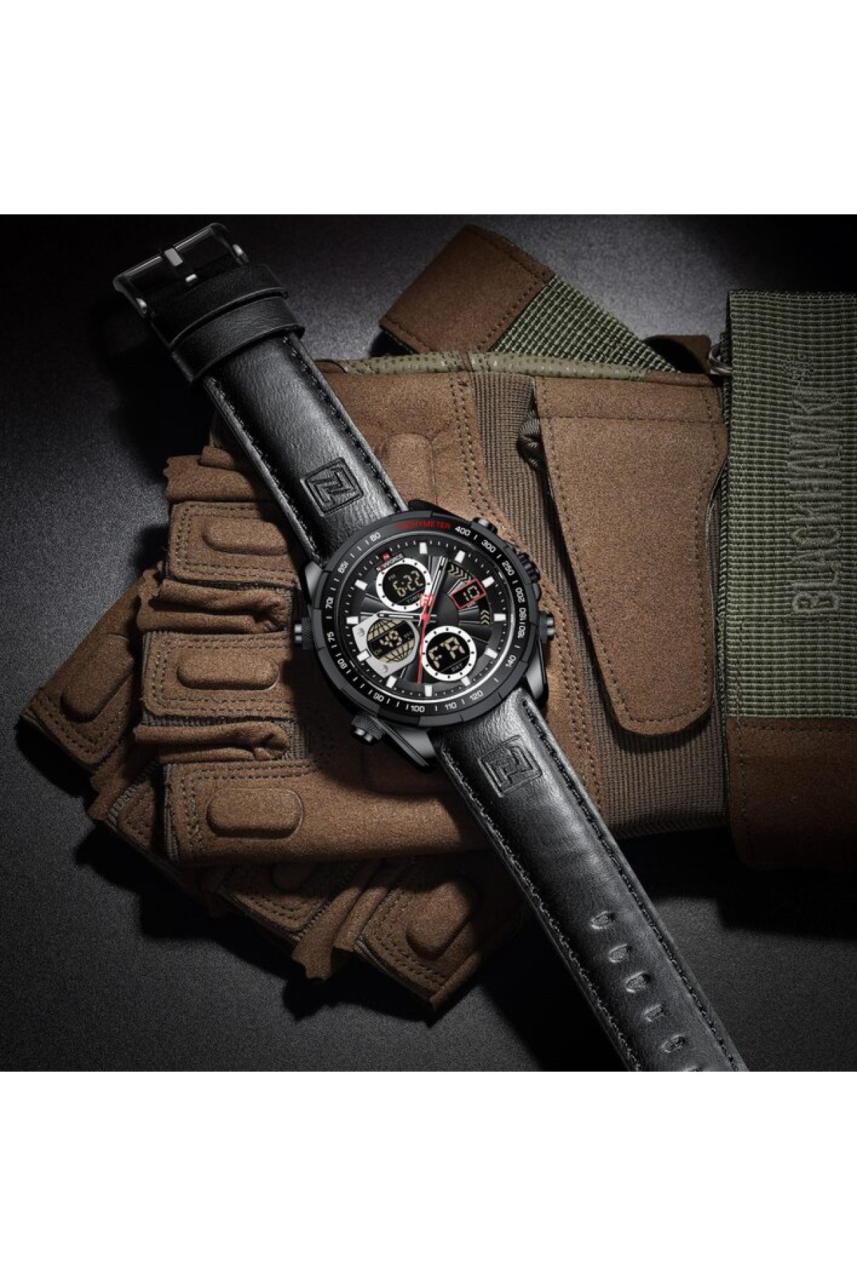 Чоловічий годинник  Naviforce Fly Black