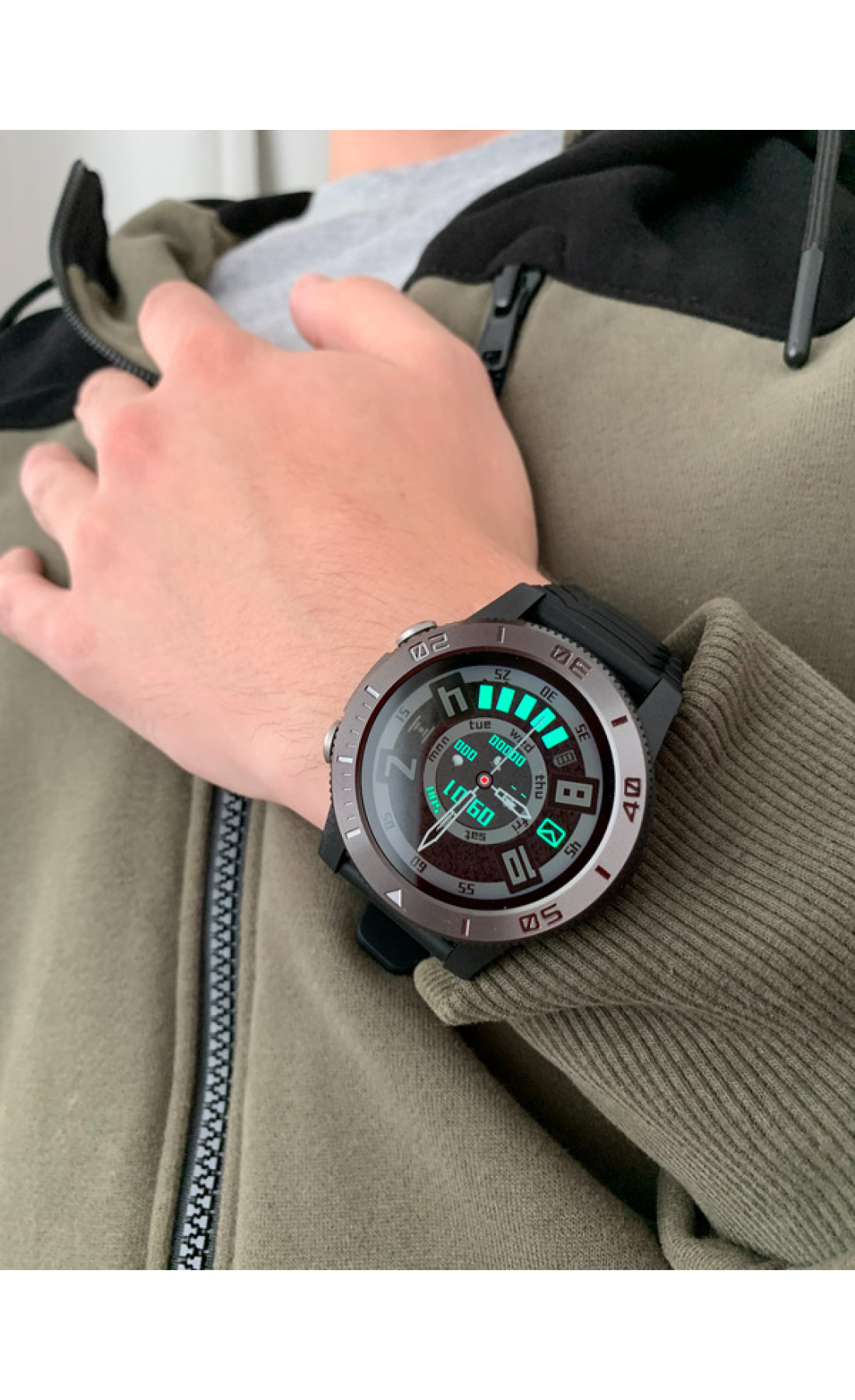 Смарт годинник  North Edge XTrek Black з компасом