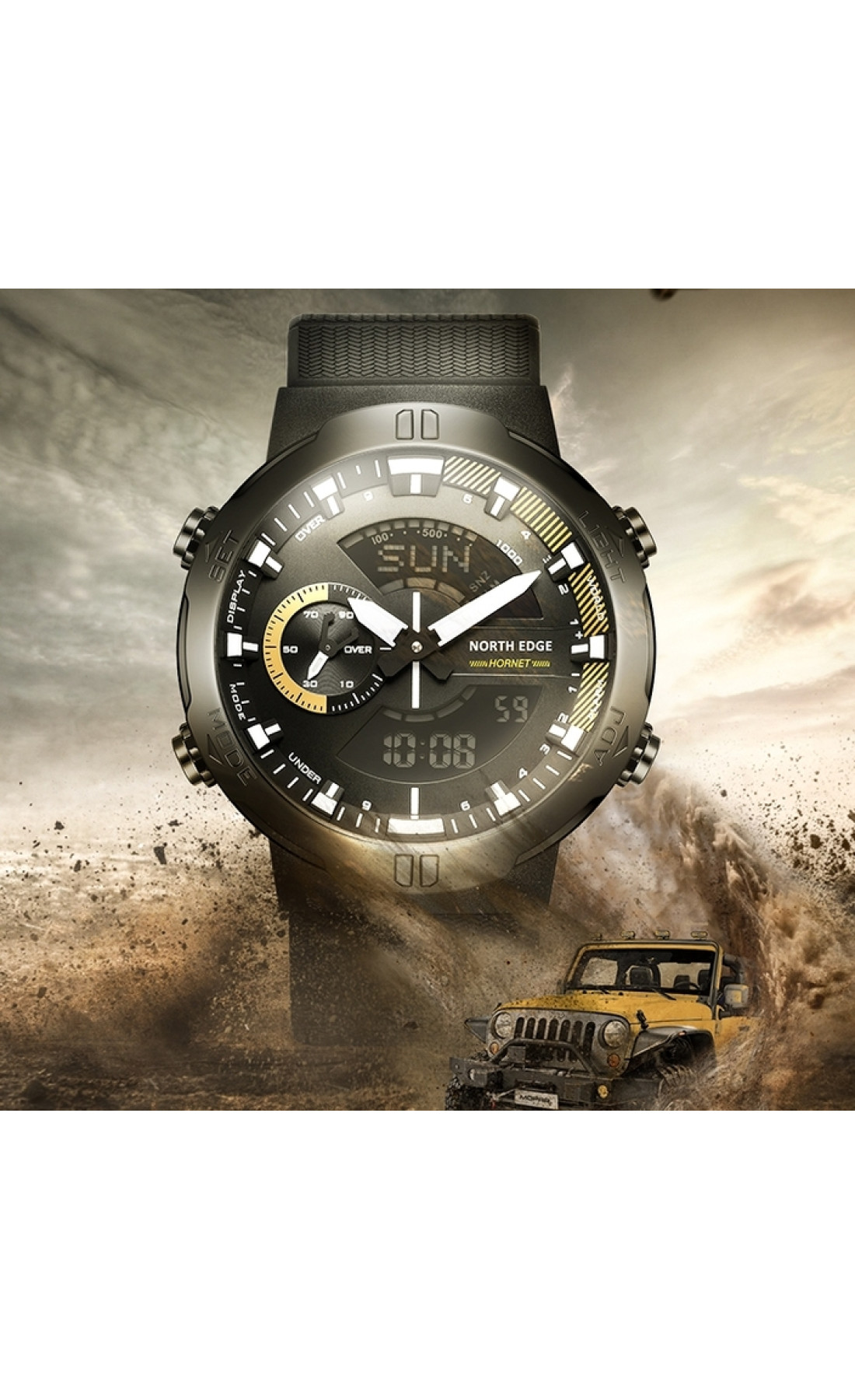 Чоловічий годинник  North Edge Hornet
