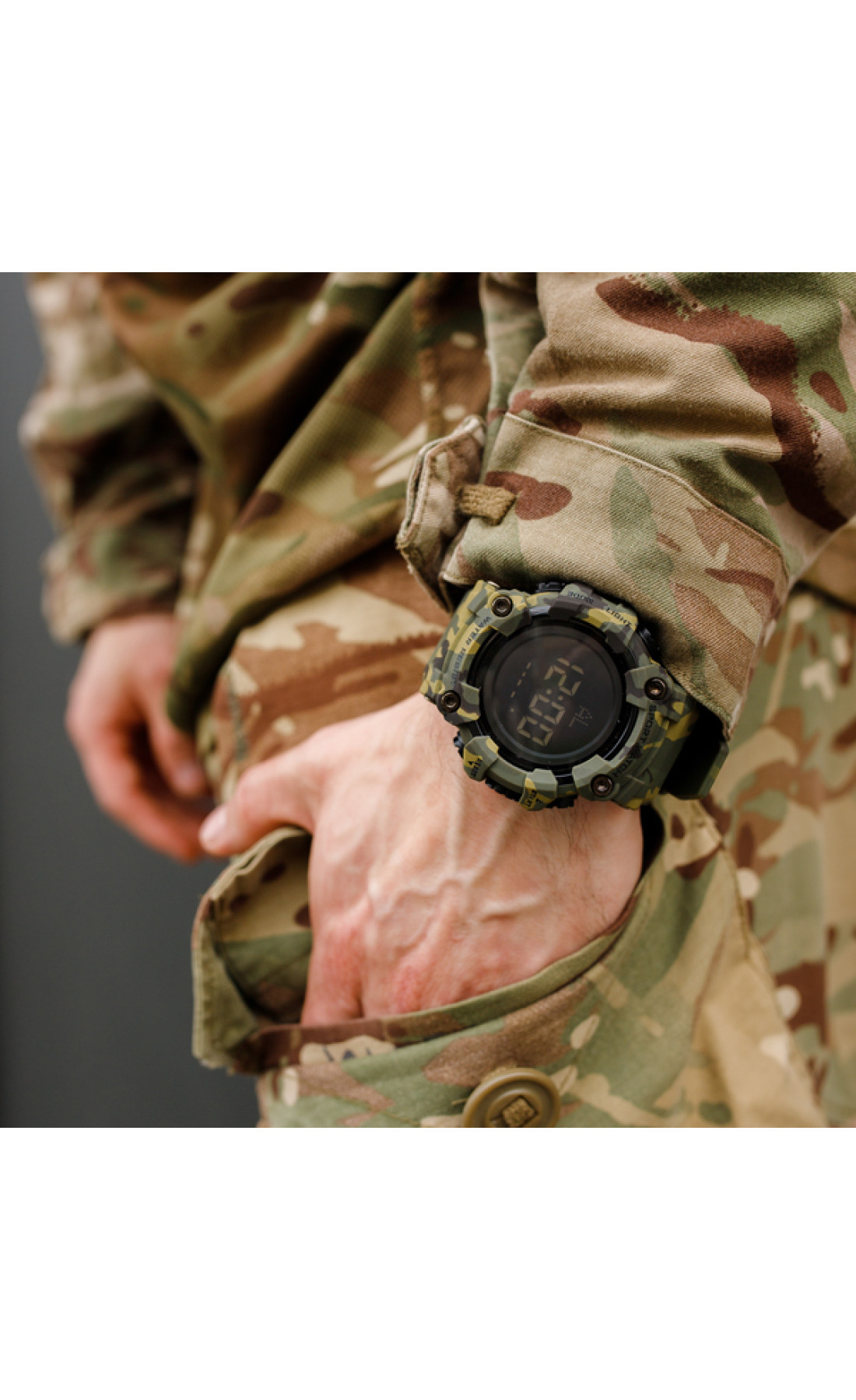 Чоловічий годинник  Skmei Kamo Green