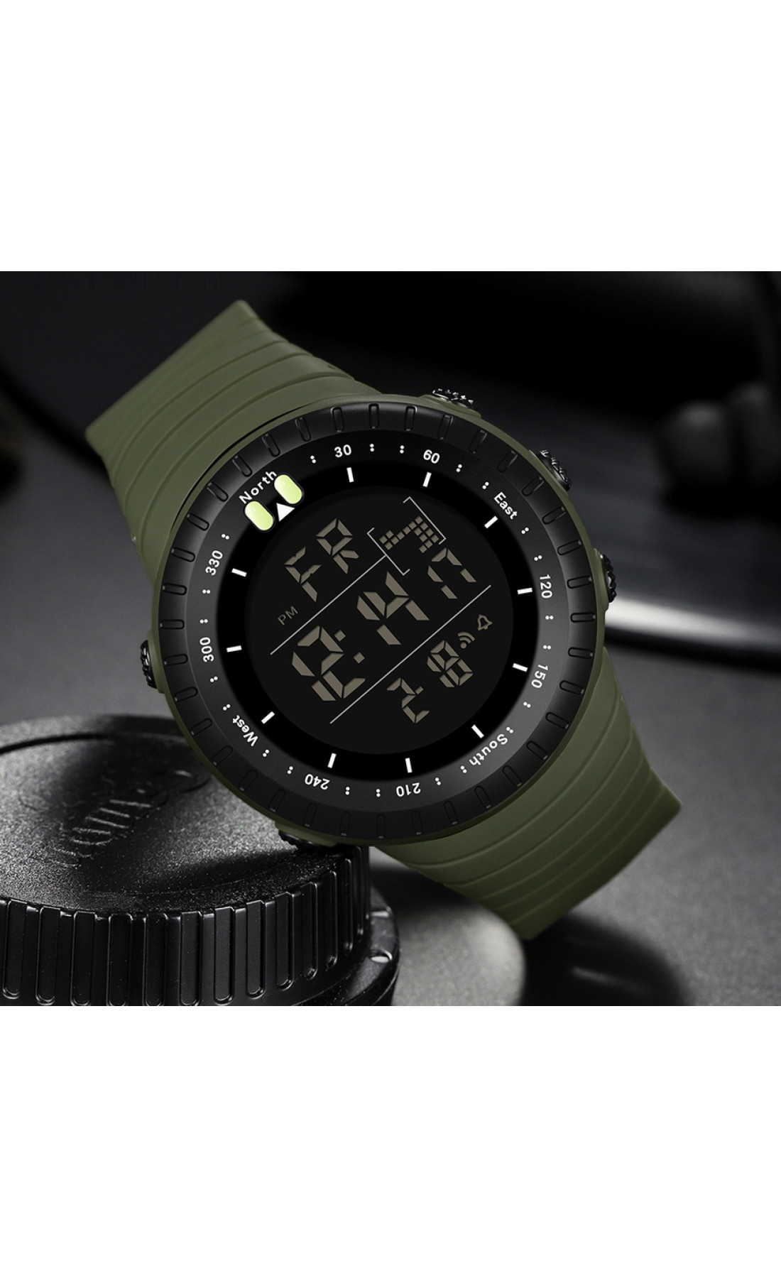 Чоловічий годинник  Sanda Bike Green