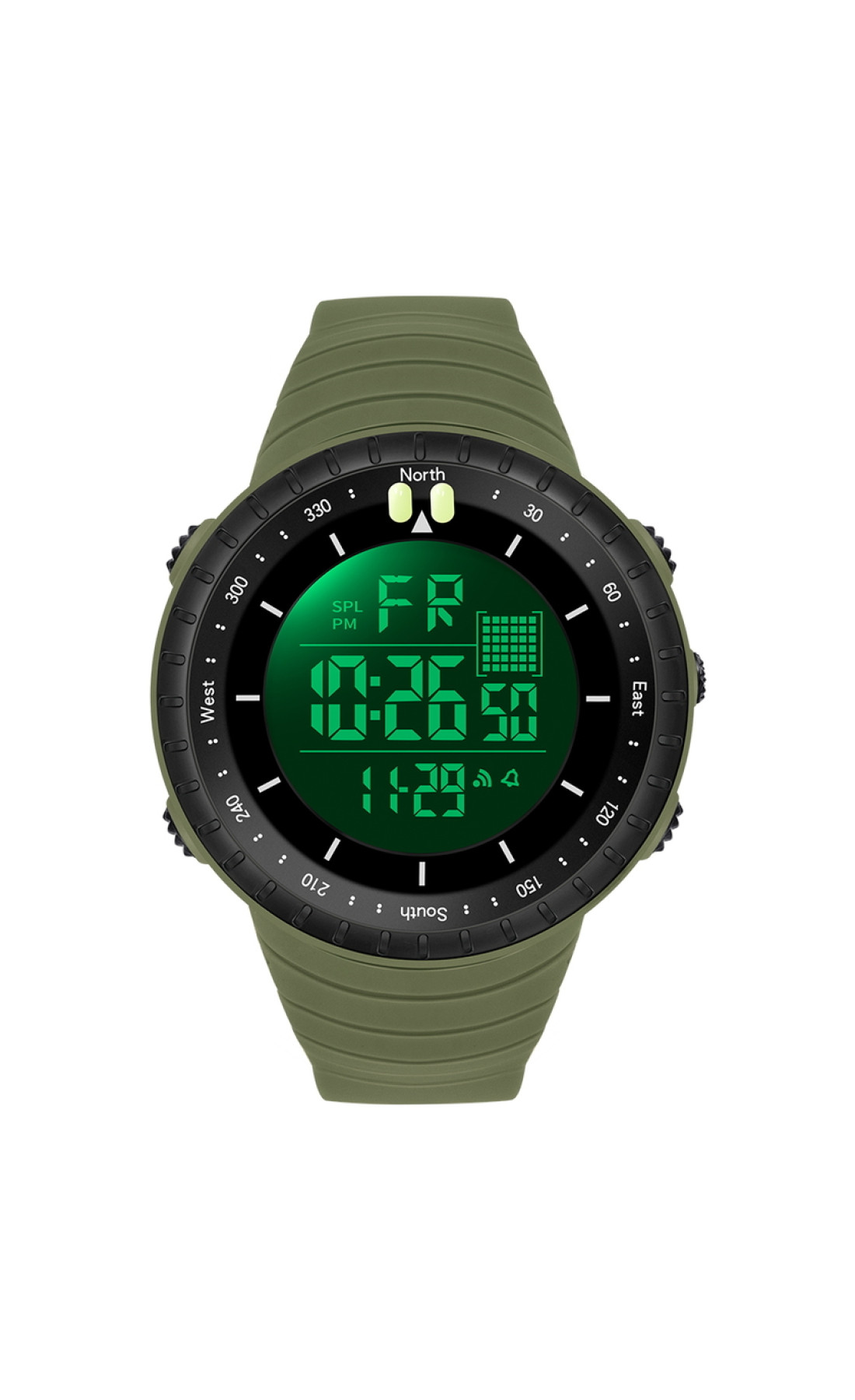 Чоловічий годинник  Sanda Bike Green