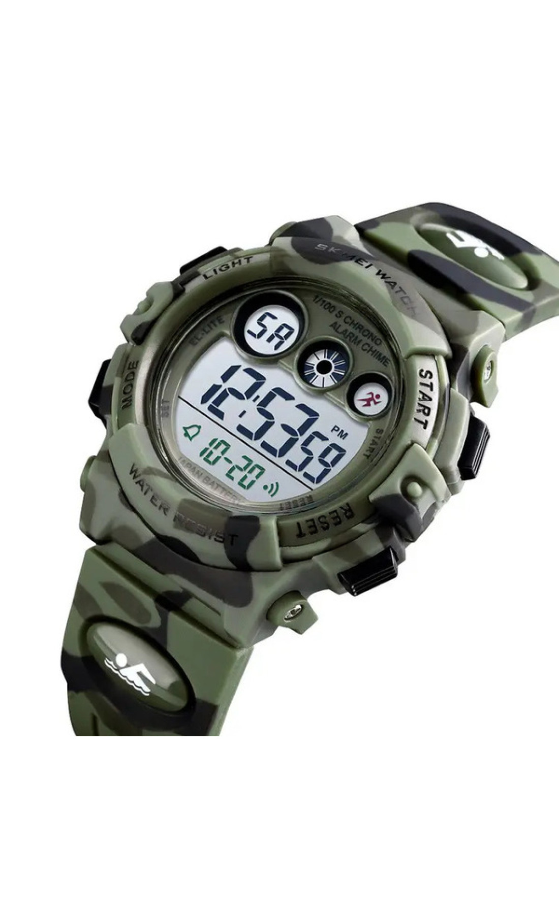 Чоловічий годинник  Skmei Kids KamoGreen