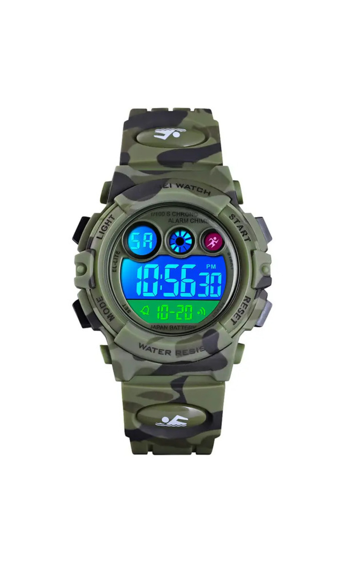 Чоловічий годинник  Skmei Kids KamoGreen