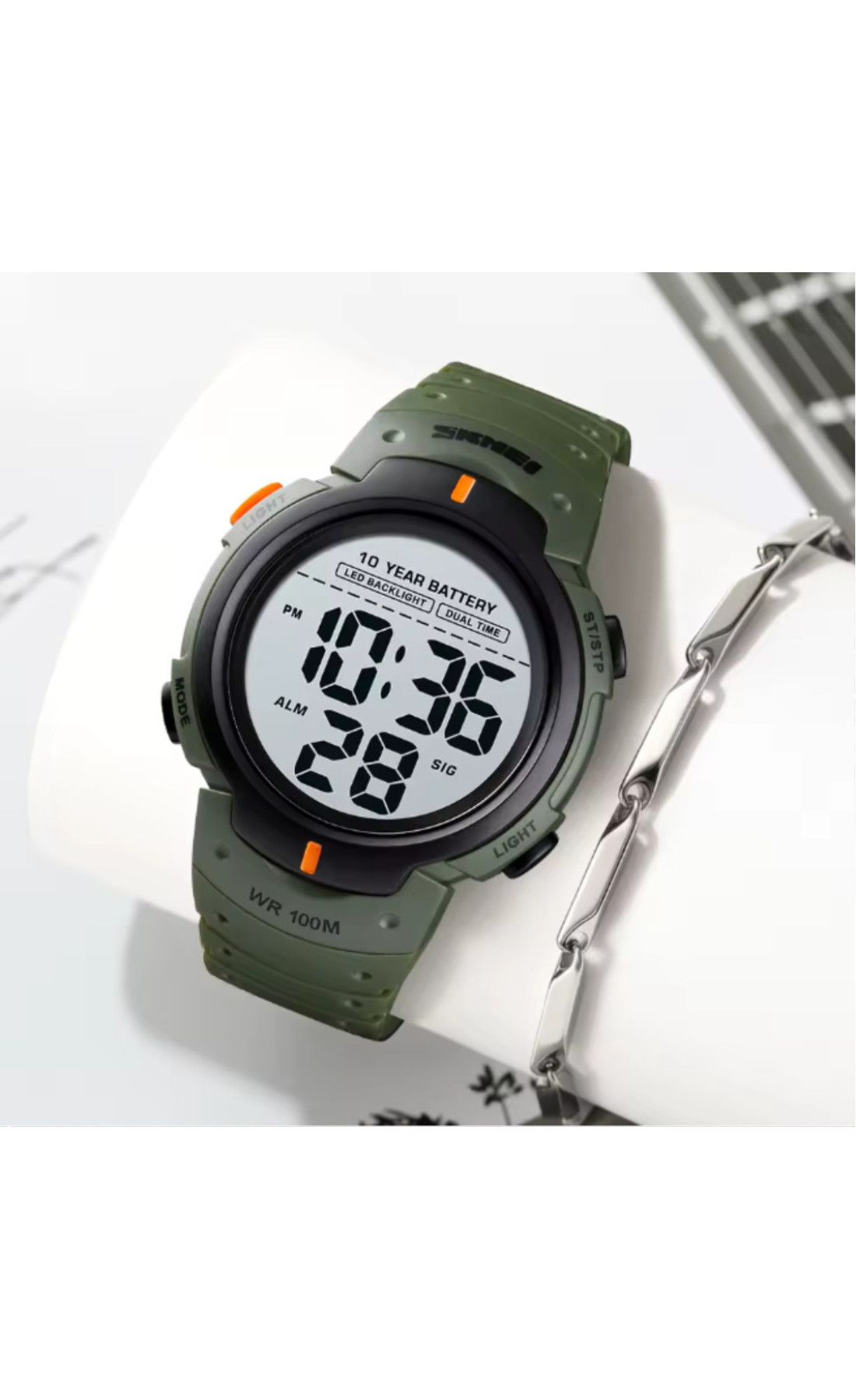 Чоловічий годинник  Skmei Neon 10 Bar