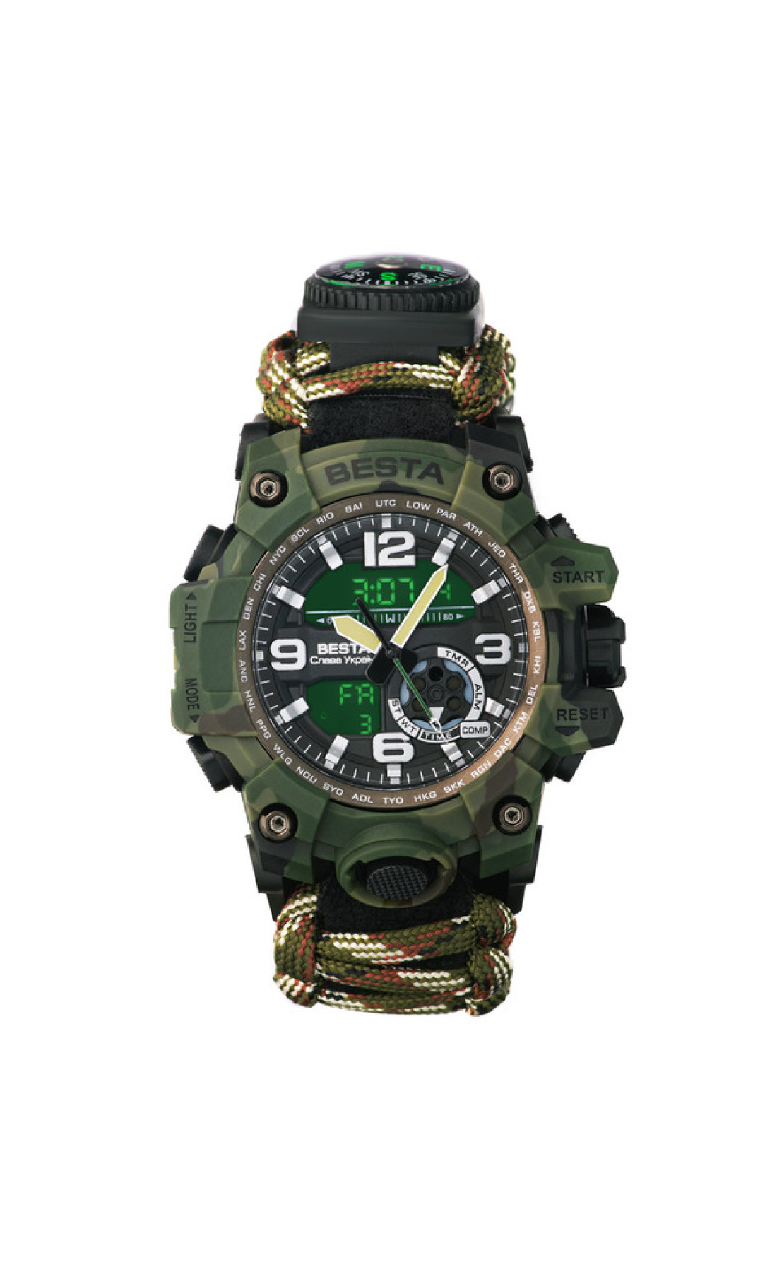 Чоловічий годинник  Hemsut Military з компасом