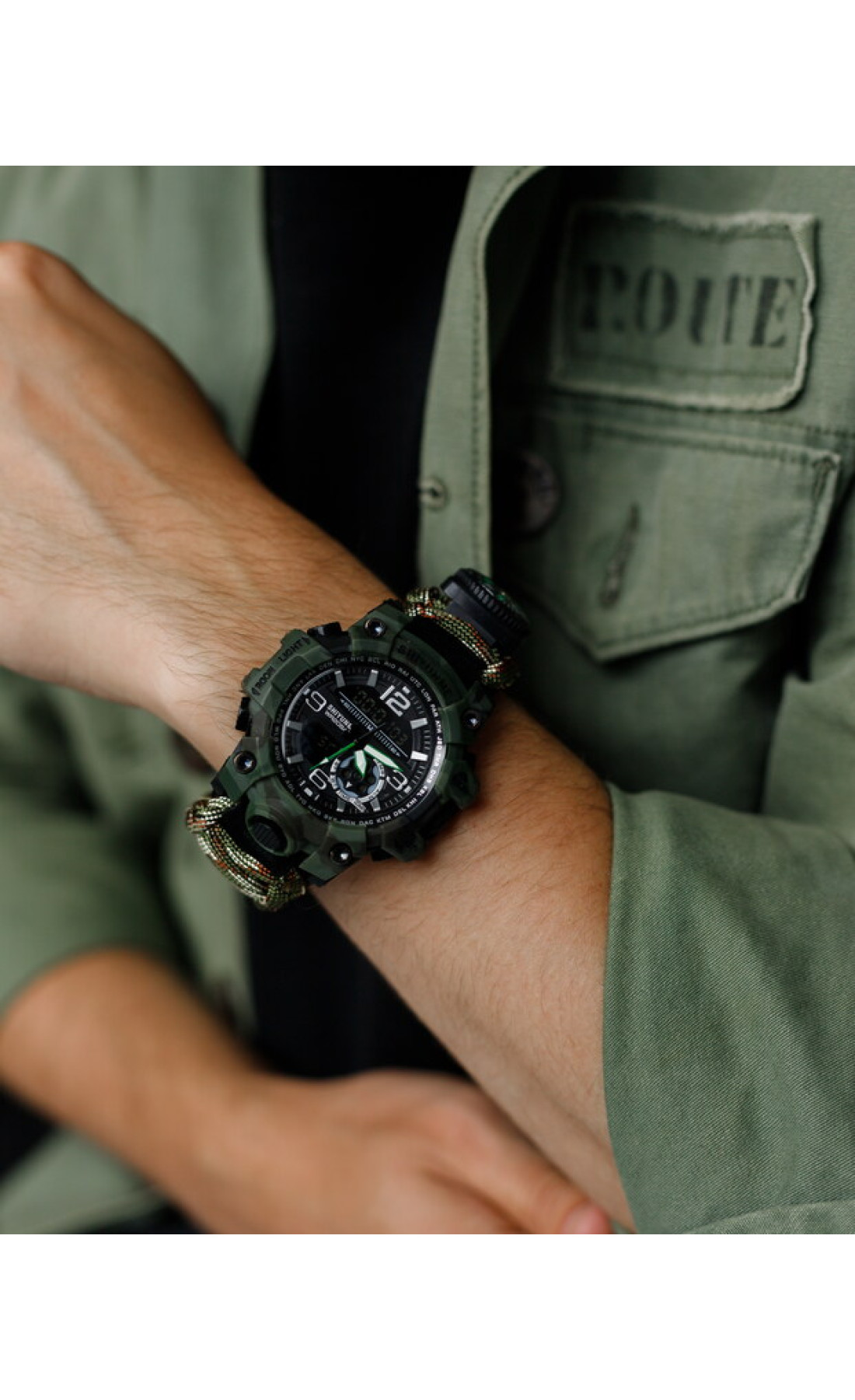 Чоловічий годинник  Hemsut Military з компасом