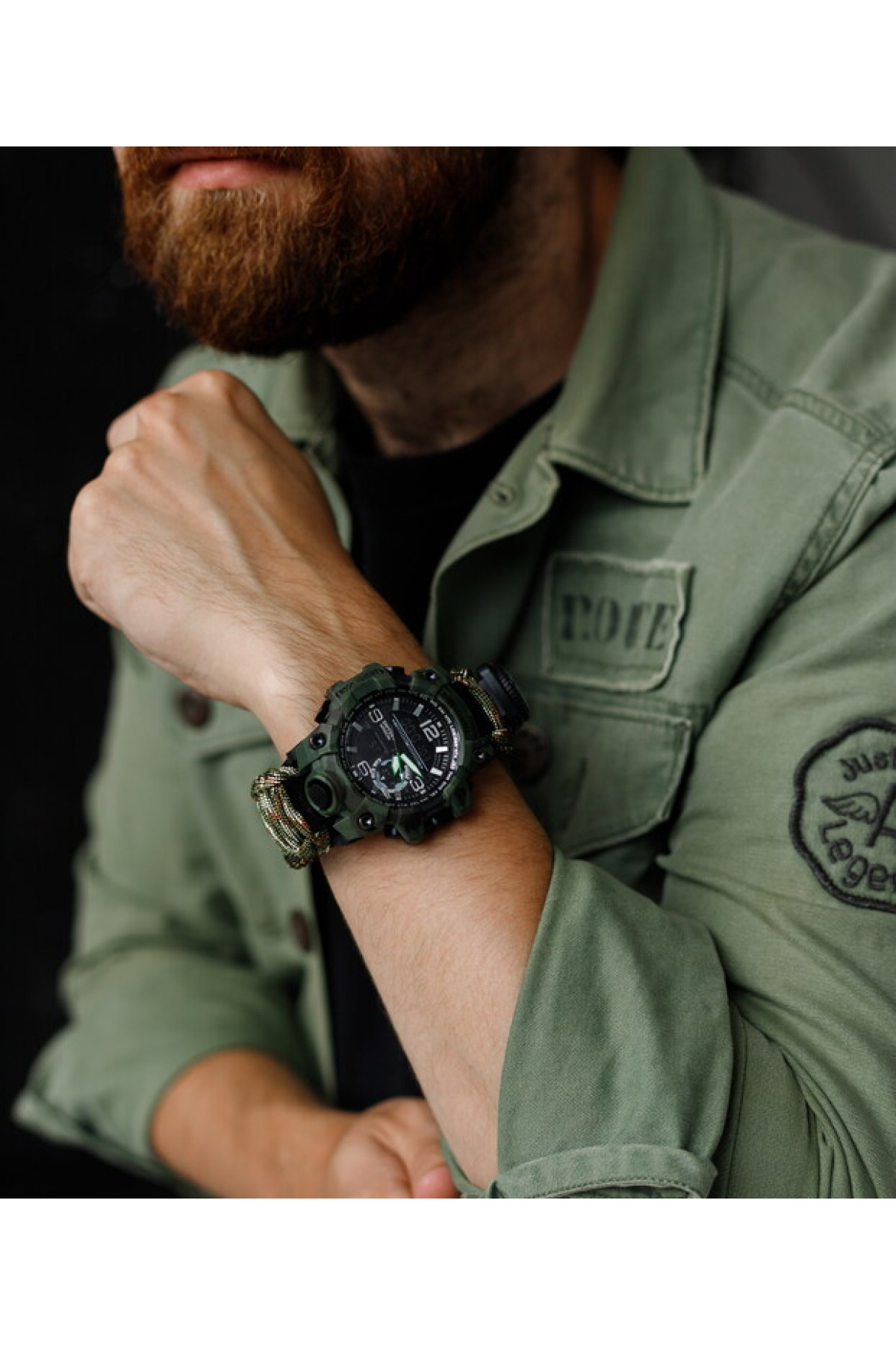 Чоловічий годинник  Hemsut Military з компасом