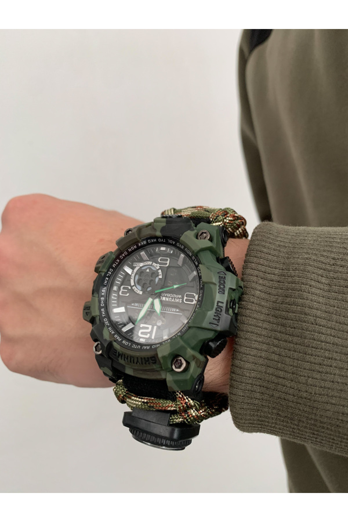 Чоловічий годинник  Hemsut Military з компасом